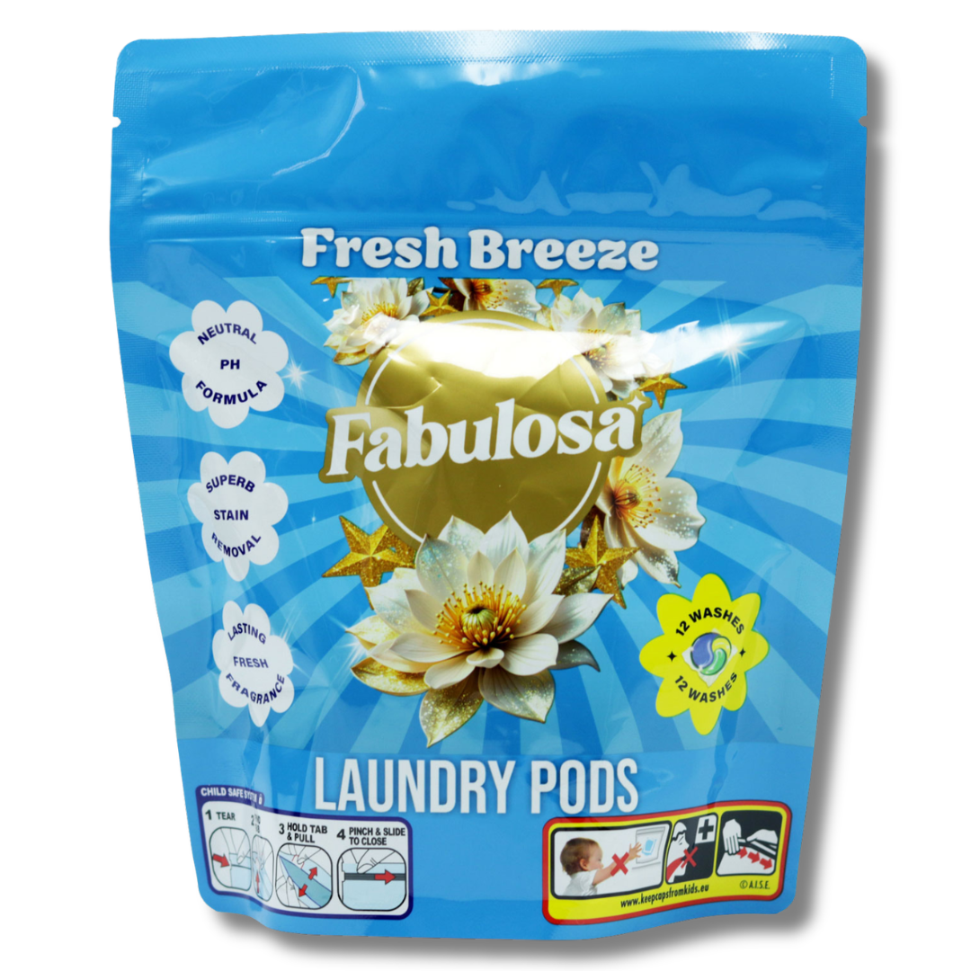 Fabulosa Laundry Pods - Fresh Breeze 12wash