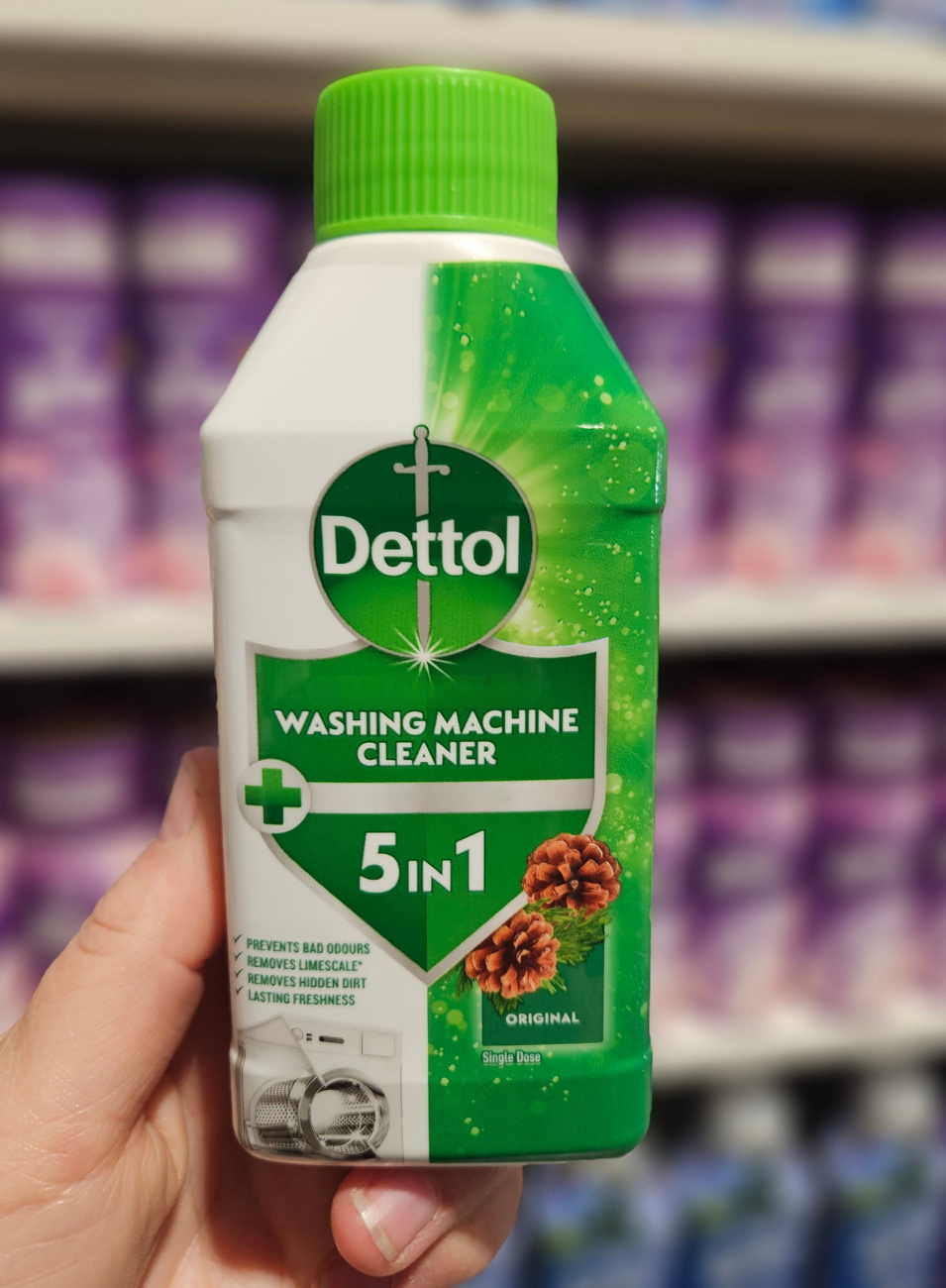 Dettol 5in1 Washing Machine Cleaner 250ml