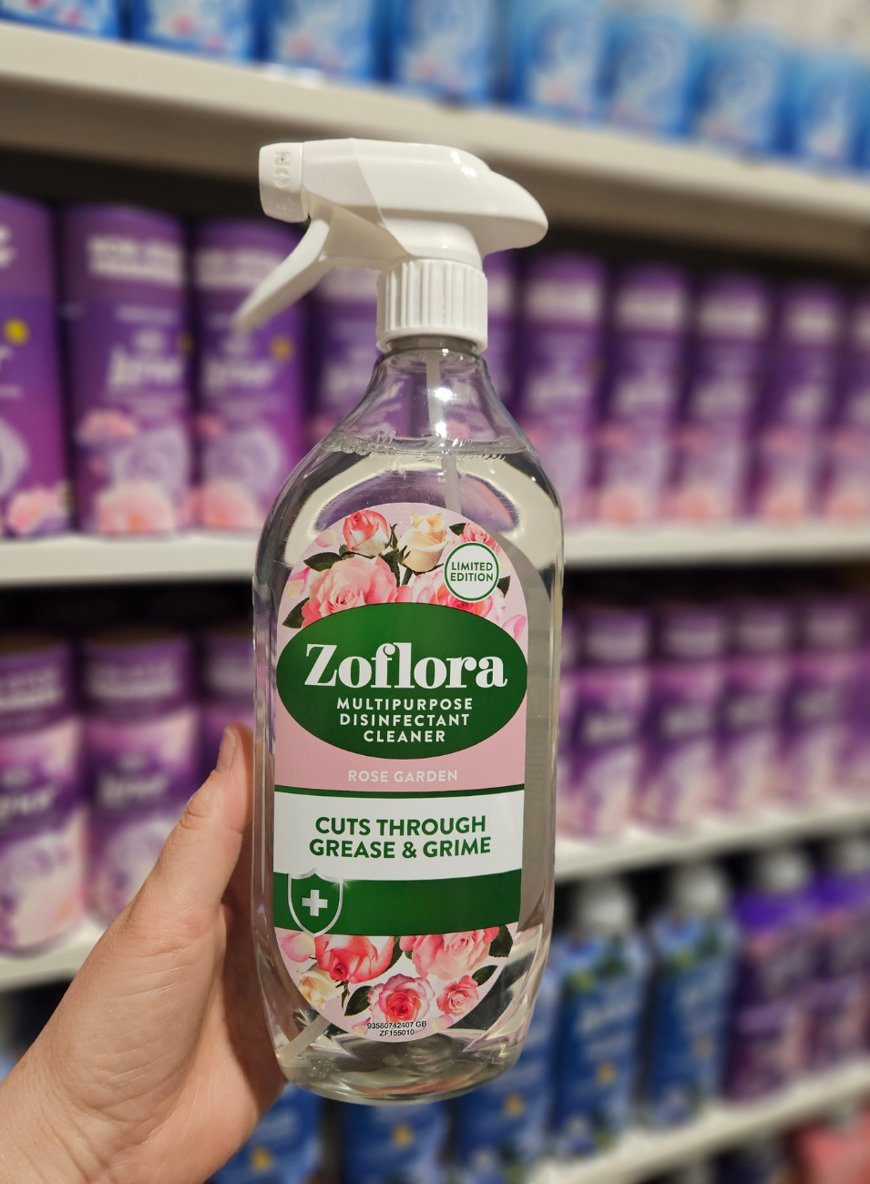 Zoflora Multi Purpose Cleaner Spray Rose Garden 800ml