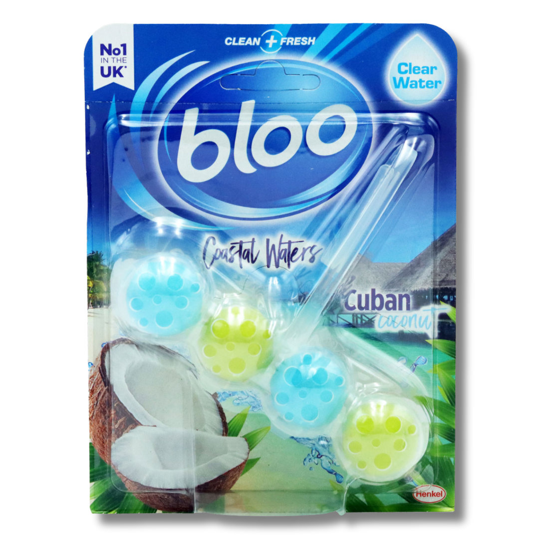 Bloo Colour Active+ Toilet Rim Block Cuban Coconut 50g