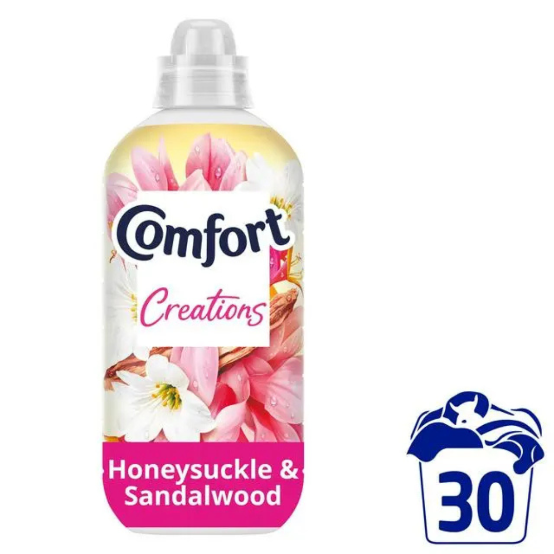 Comfort Honeysuckle & Sandalwood Fabric Conditioner 30w 900ml