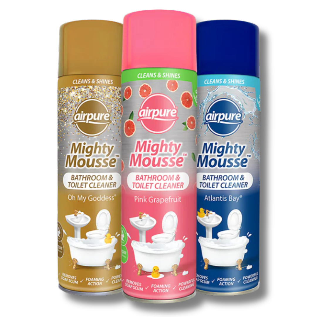 Airpure Mighty Mousse Bathroom&Toilet Cleaner Atlantis Bay 500ml