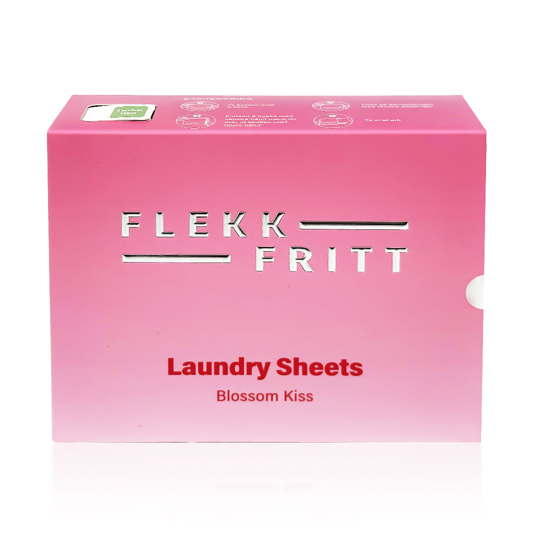 Flekkfritt Blossom Kiss vaskeark – frisk duft og enkel tøyvask