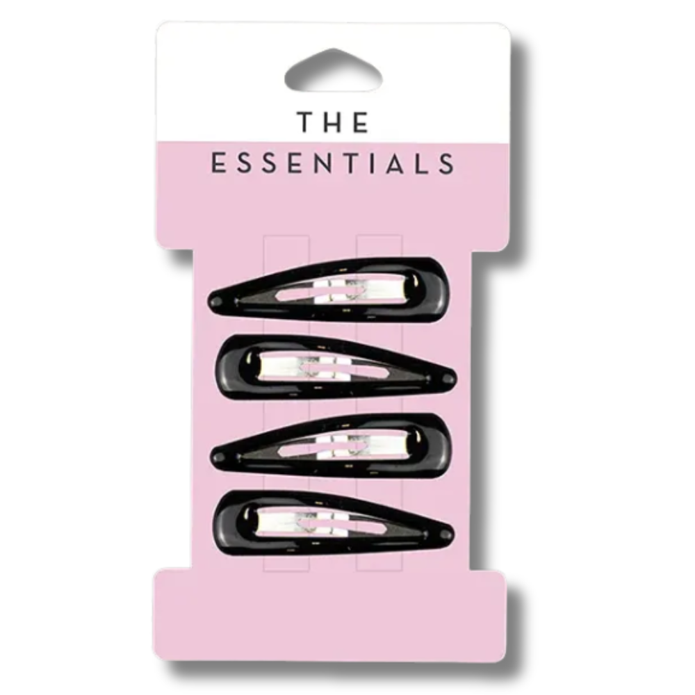 The Essentials Klikkspenner 4pk Div.Typer