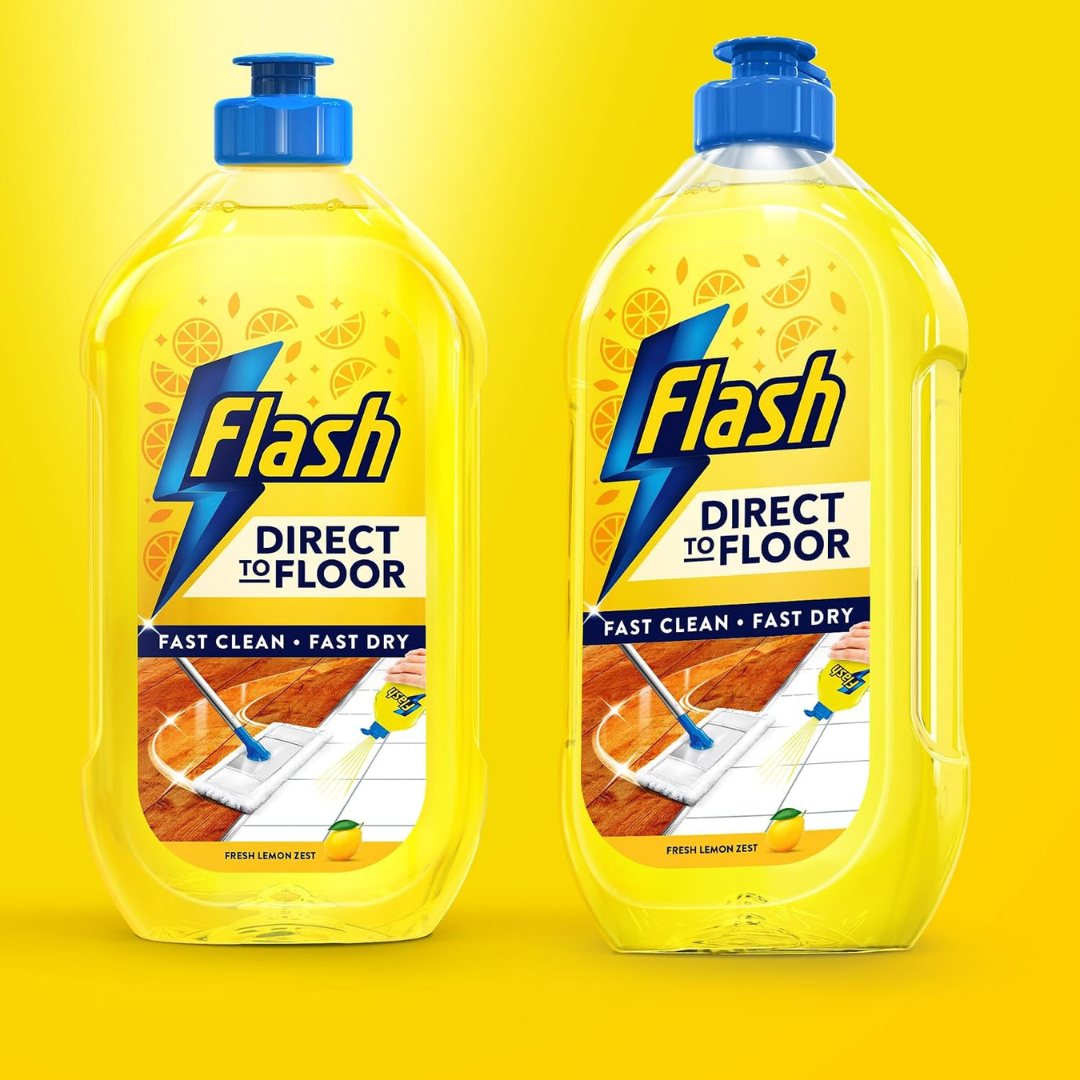 Flash Direct To Floor Fresh Lemon Zest 800ml