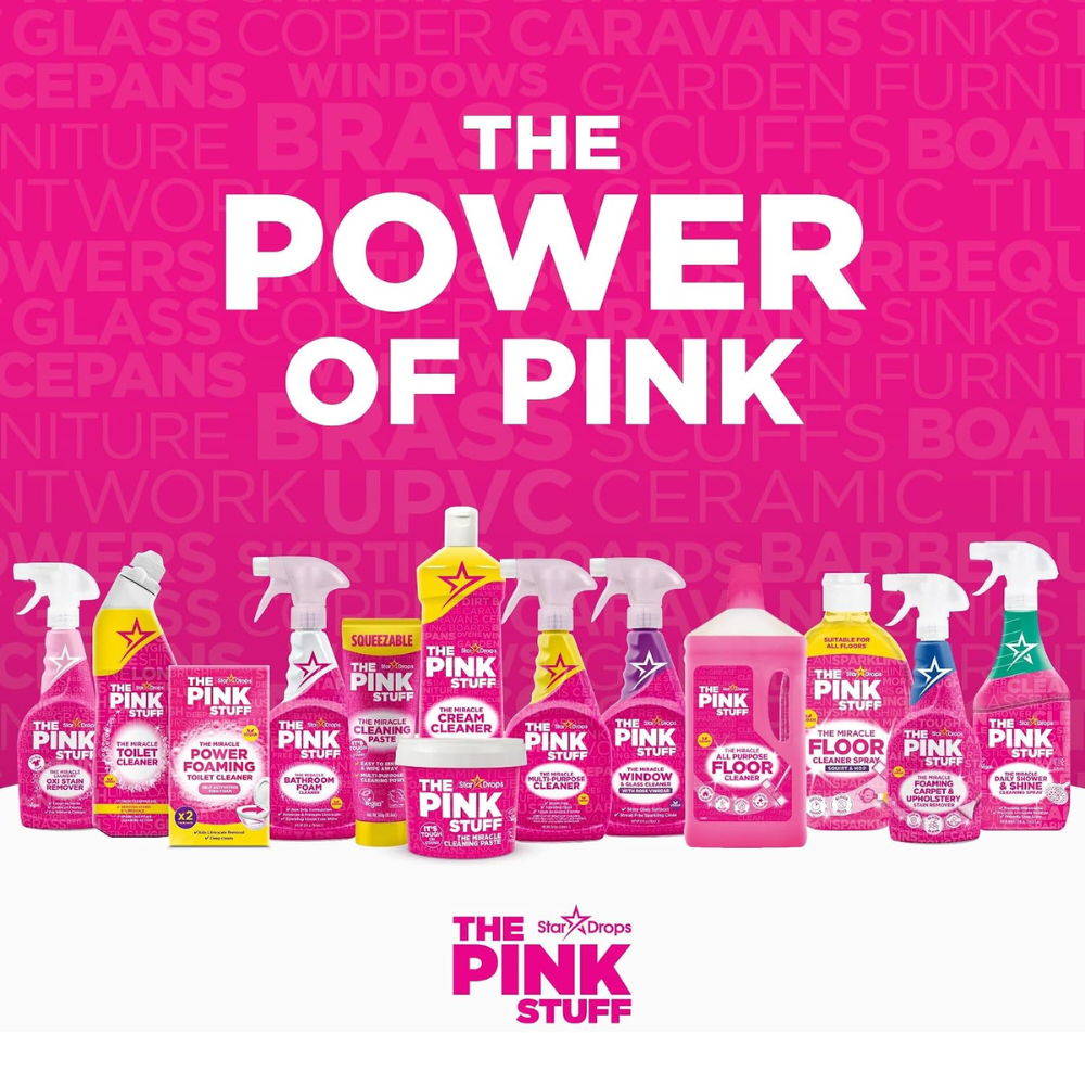 The Pink Stuff Miracle Cleaning Paste Kit 850g + Squeezy Dual