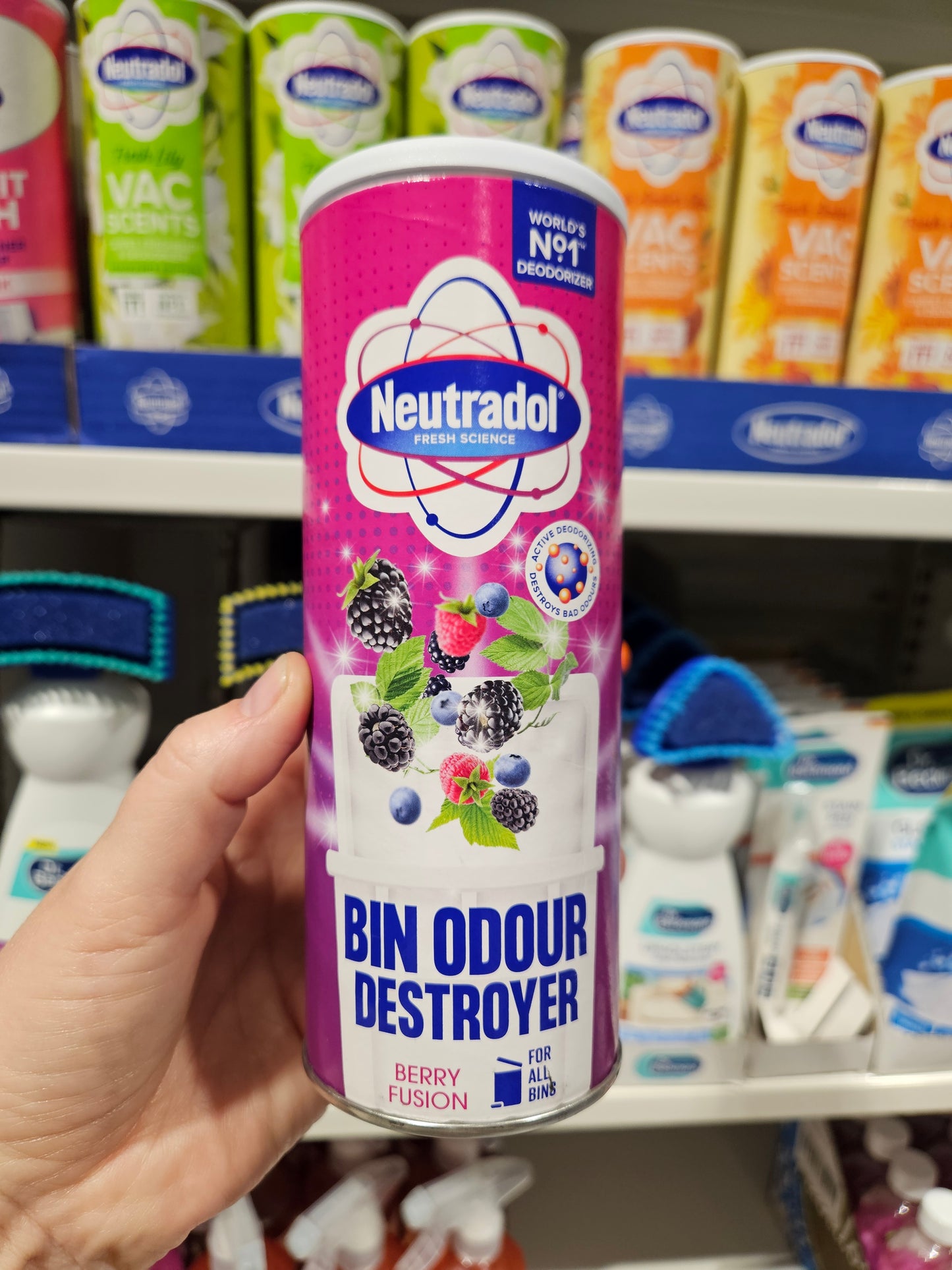 Neutradol Dustbin Odour Destroyer Berry Fusion 350g