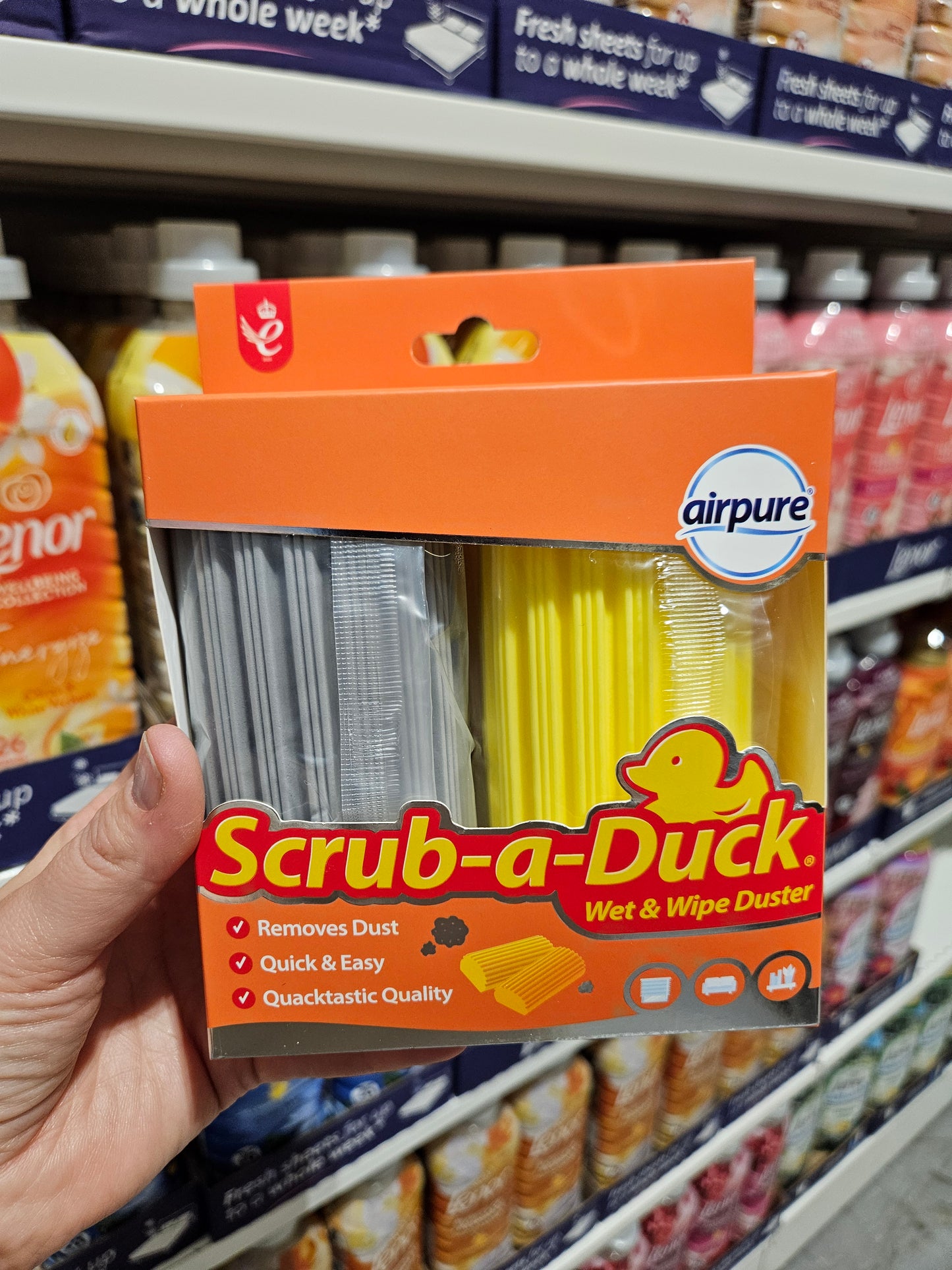 Airpure Scrub-a-Duck Wet & Wipe Duster 2pk