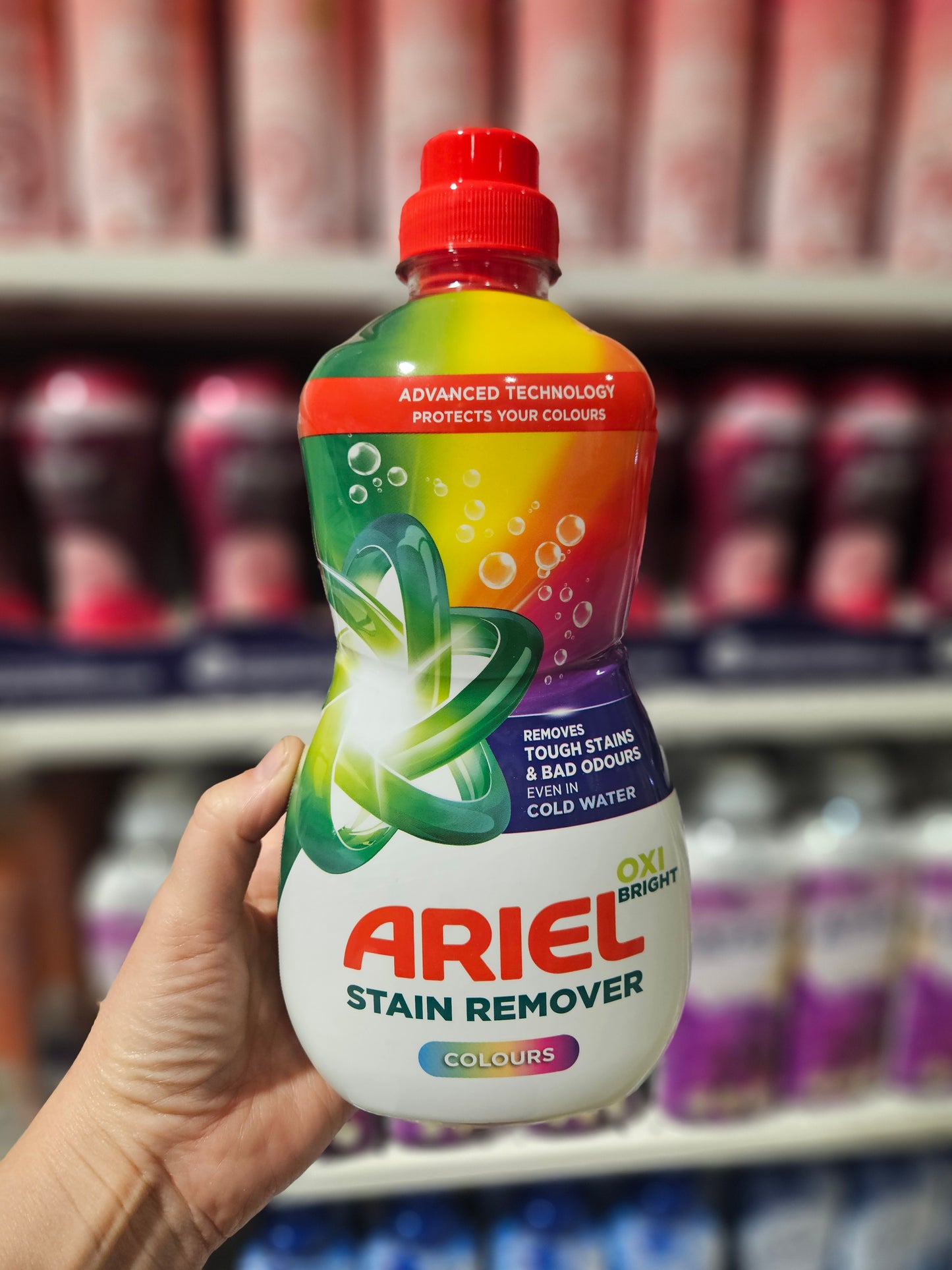 Ariel Oxi Bright Stain Remover Gel - Colour 800ml