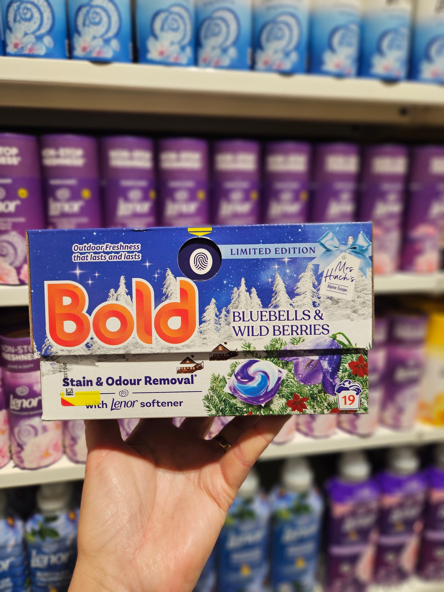 Bold All-in-1 Pods Mrs Hinch’s Alpine Escape – Bluebells & Wild Berries 19 vask