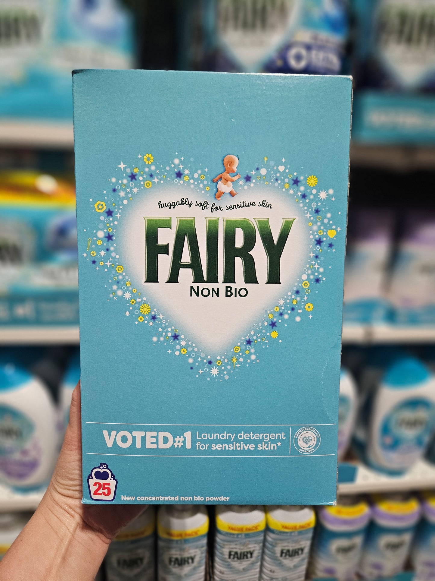 Fairy Non Bio Sensitive Laundry Powder 25w 1.25kg