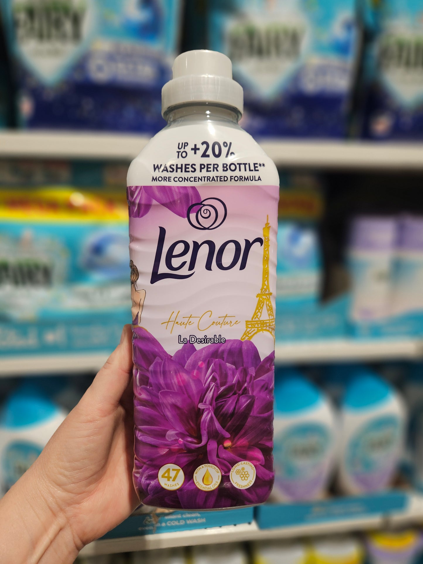 Lenor Fabric Softener La Desirable Ultra Concentrated 47w 987ml