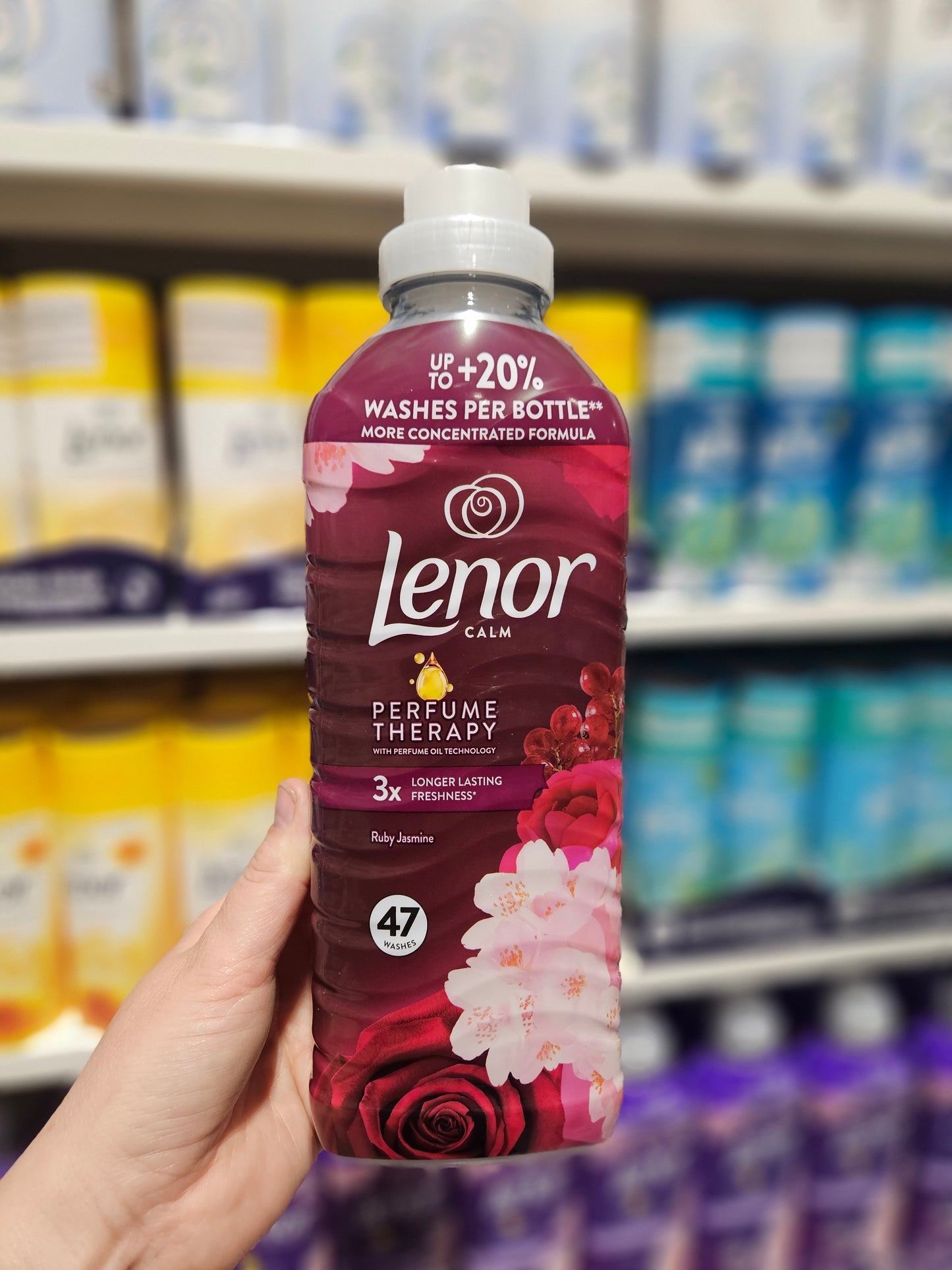 Lenor Fabric Softener Ruby Jasmine Ultra Concentrated 47w 987ml