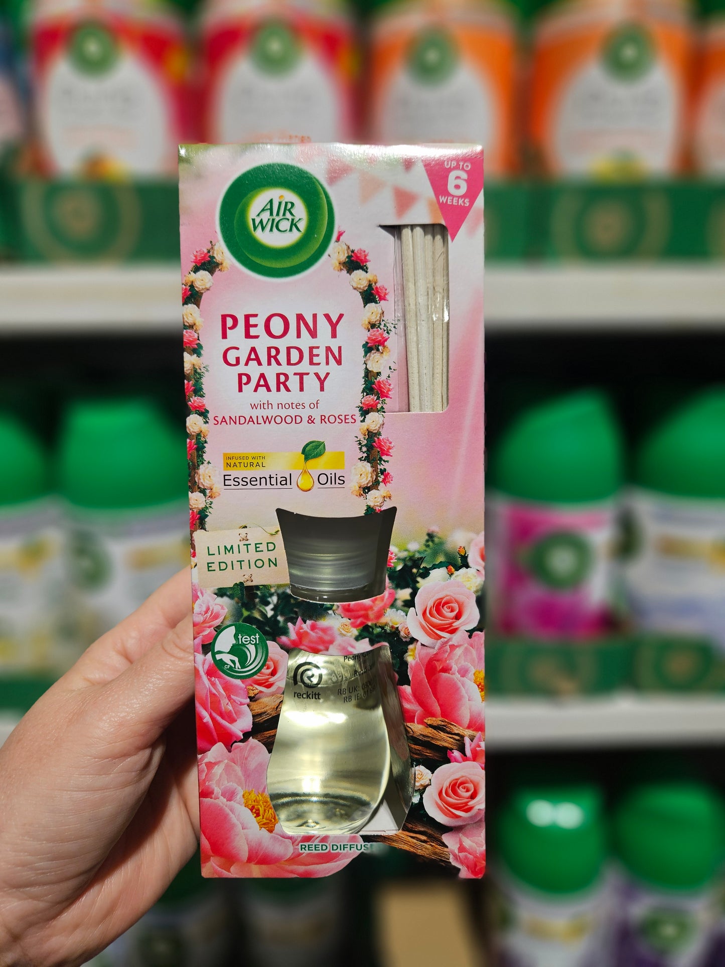 Airwick Reed Diffuser Peony Garden Party 42ml
