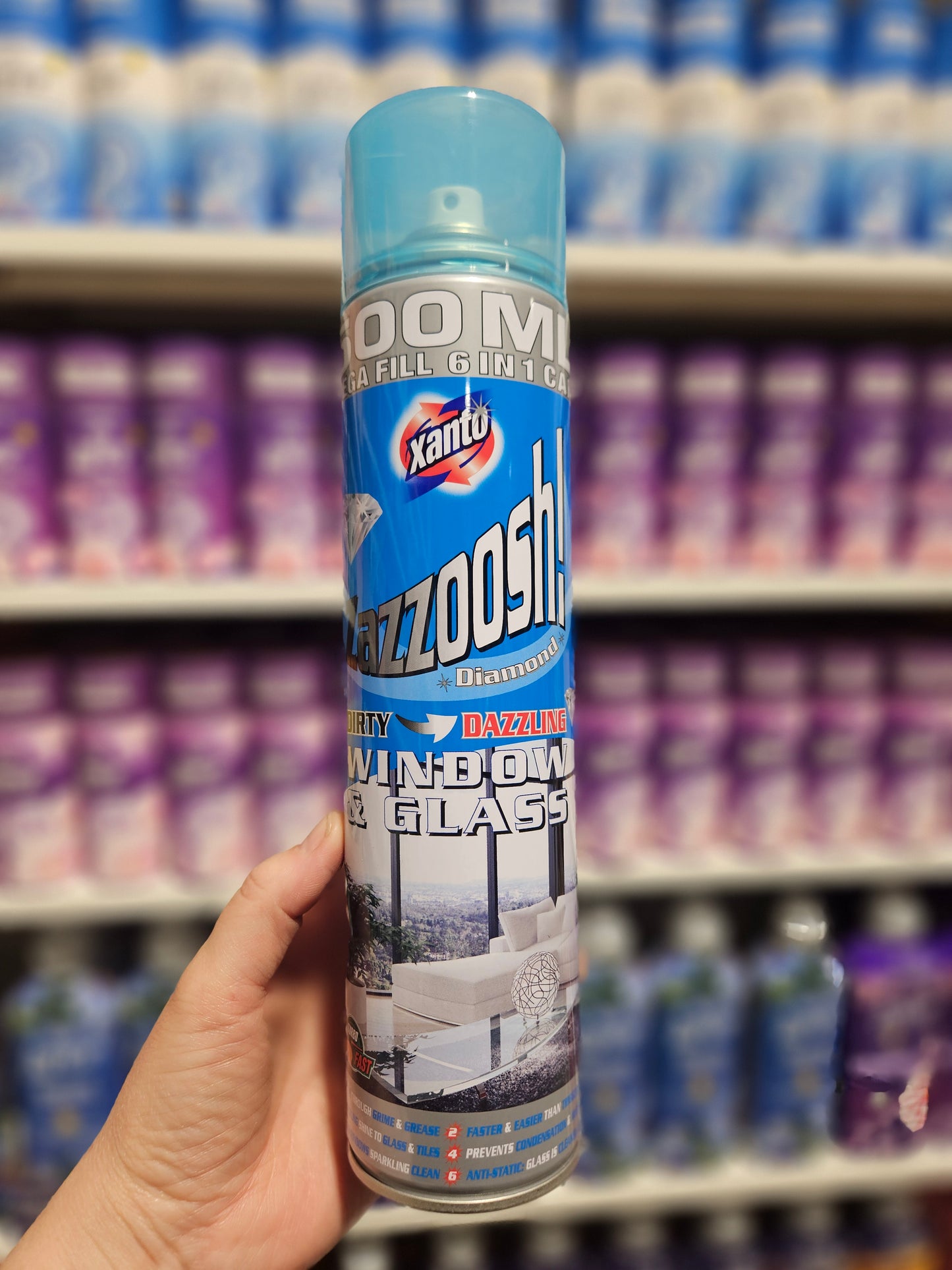 Xanto Zazzooch Diamond Window & Glass Cleaner Foam 500ml
