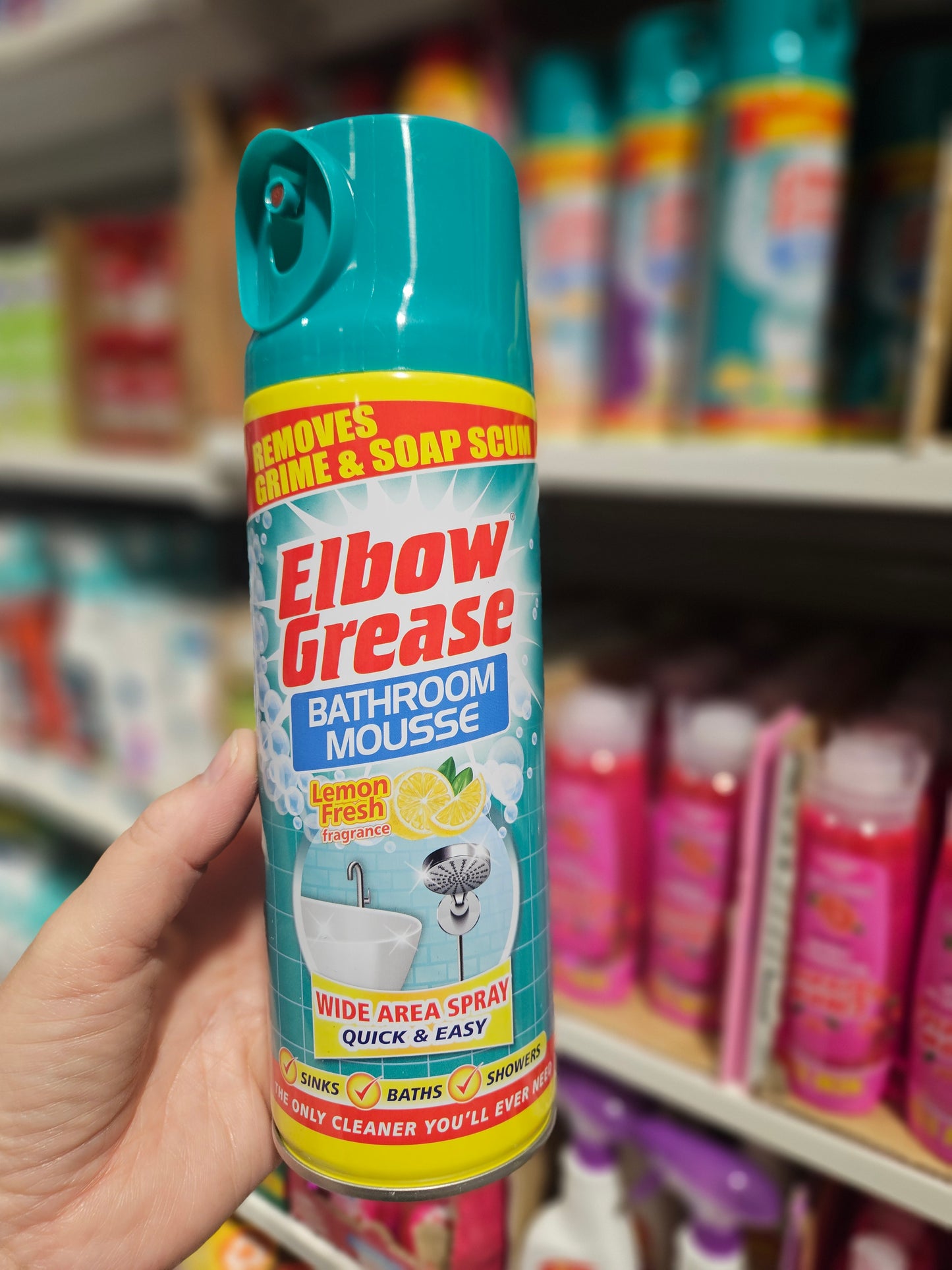 Elbow Grease Bathroom Mousse 400ml Div.Typer