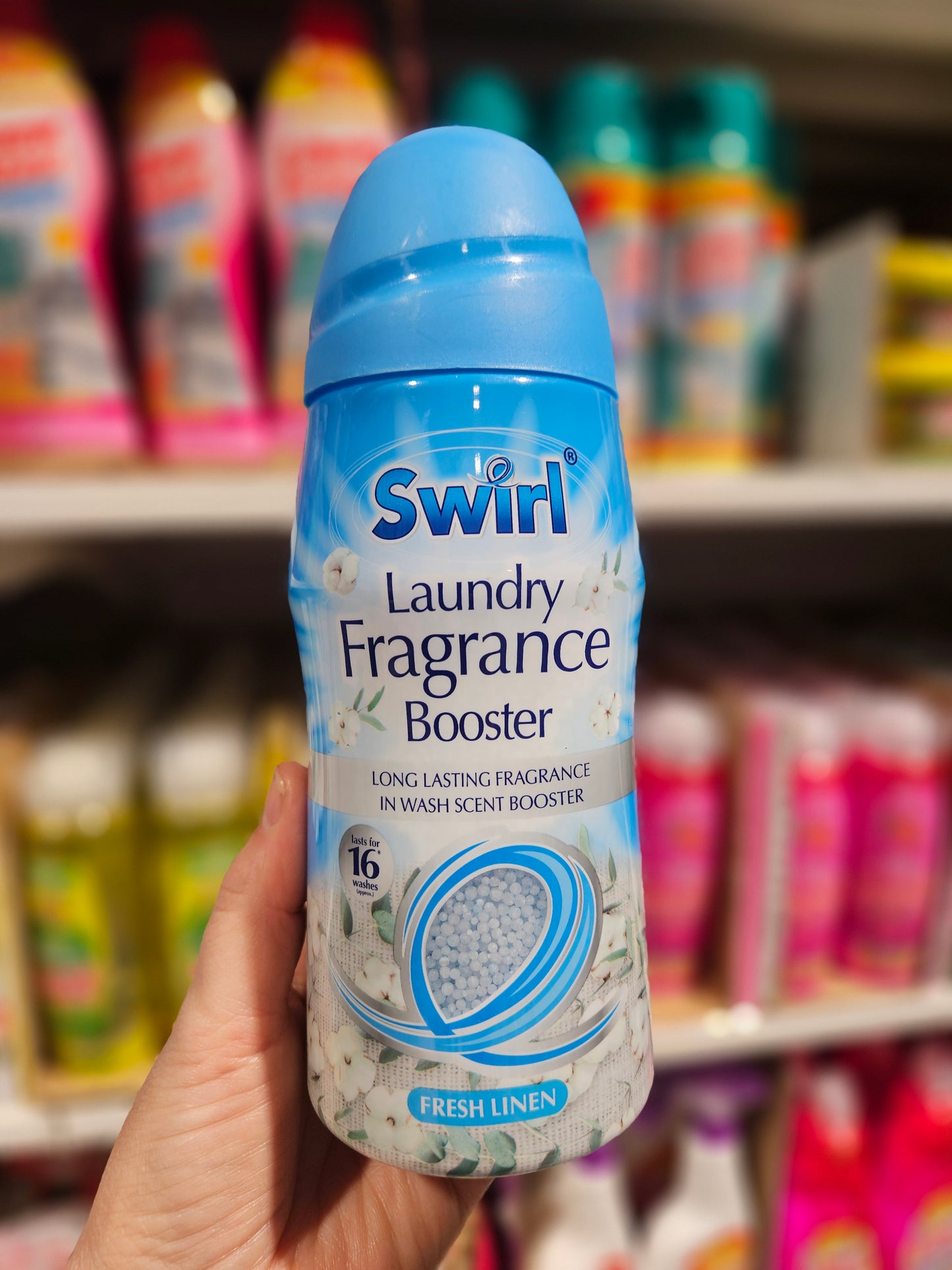 Swirl Laundry Fragrance Booster Fresh Linen 350g