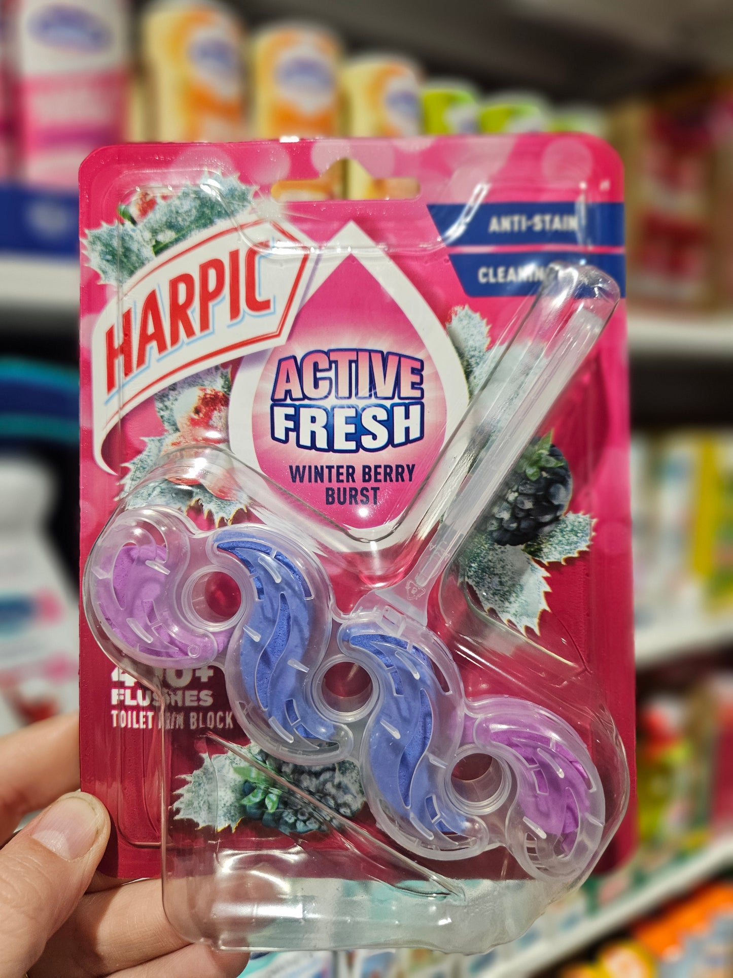 Harpic Active Fresh Winter Berry Burst Toilet Rim 35g