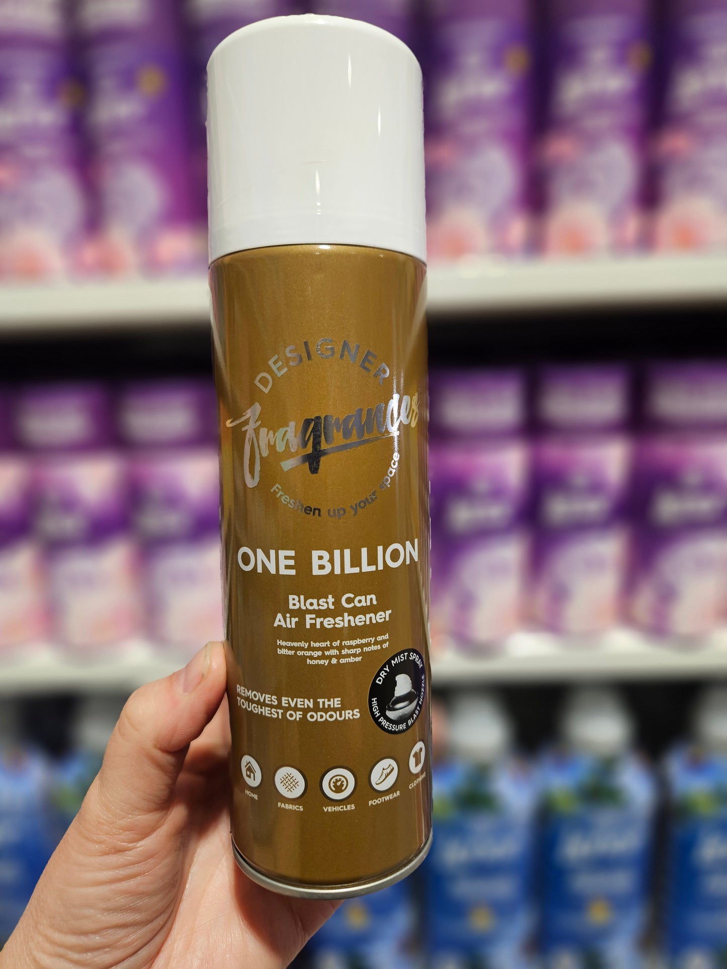 Designer Fragrances Blast Can Air Freshener One Billion 300ml