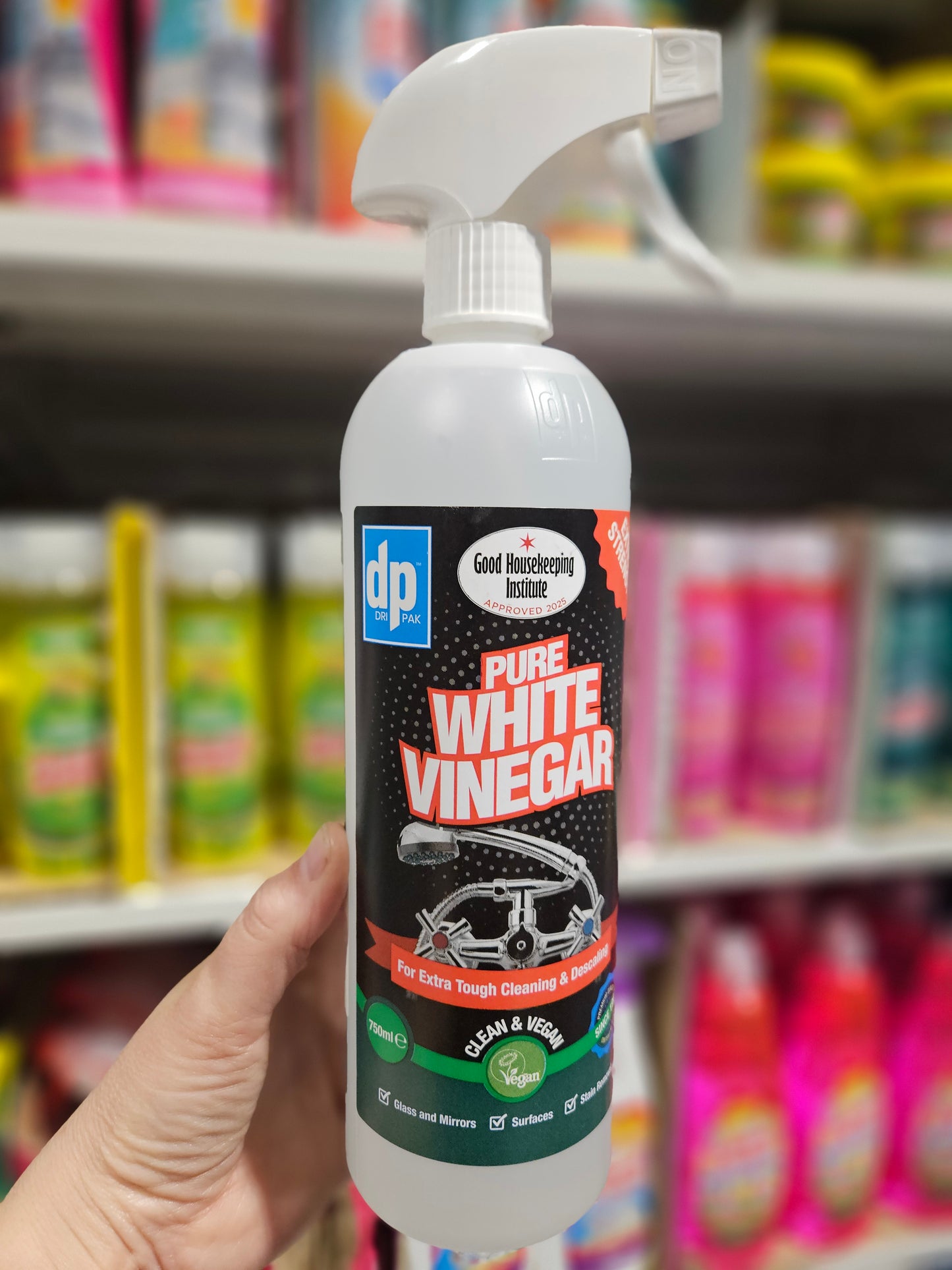 DriPak Pure White Vinegar Extra Strength 750ml