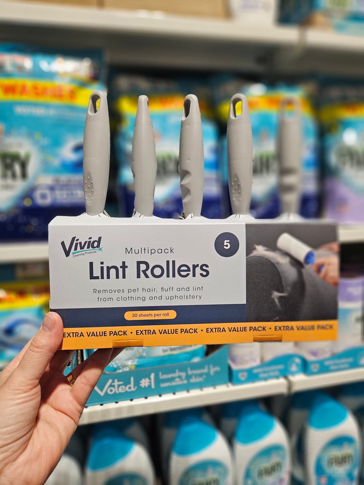 Vivid Lint Rollers Multipack 5pk