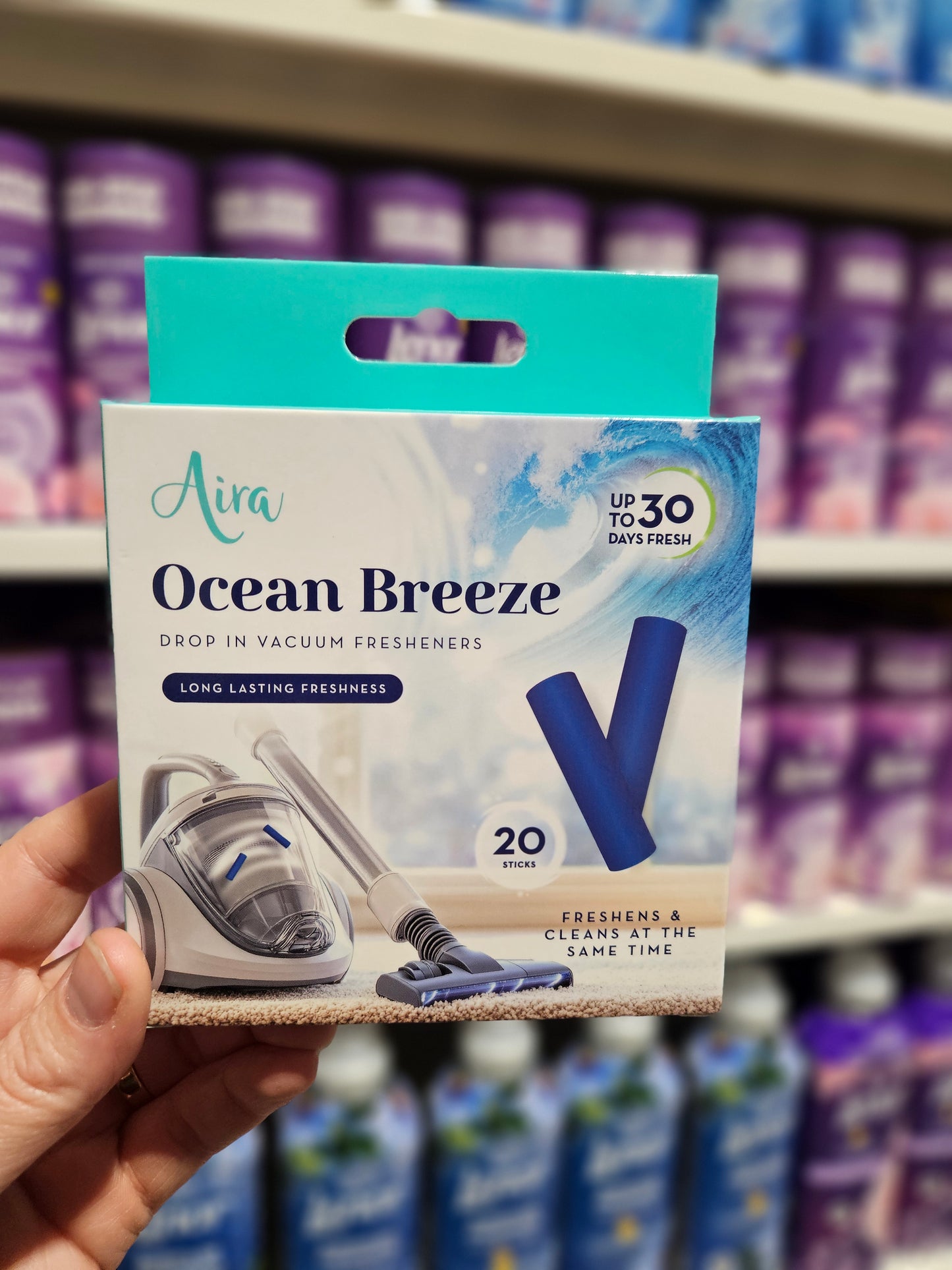 Aira Vacuum Freshener Ocean Breeze 20pk