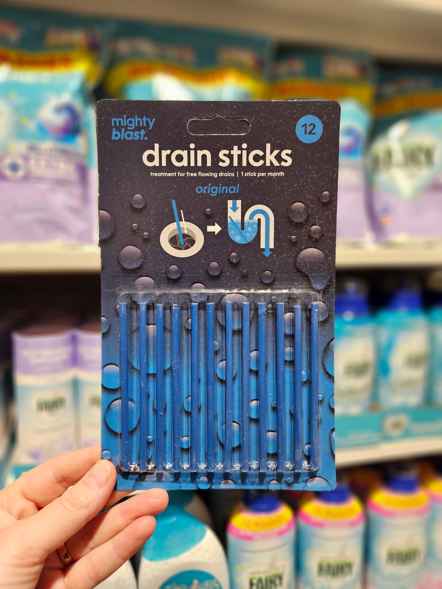 Mighty Blast Drain Sticks 12pk