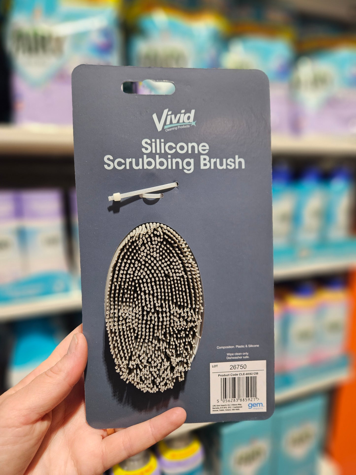 Vivid Silicone Scrubbing Brush