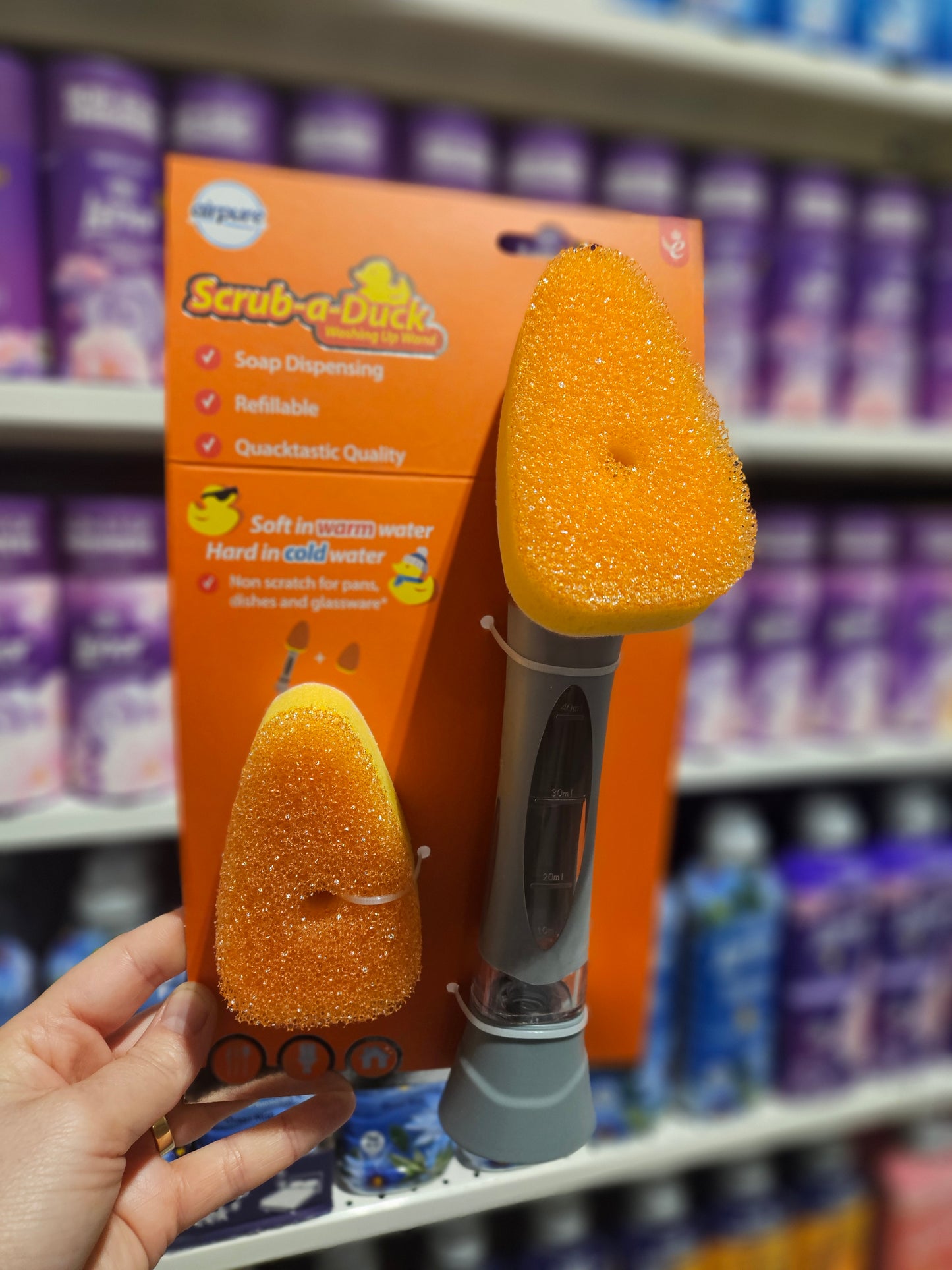 Airpure Scrub-a-Duck Washing Up Wand