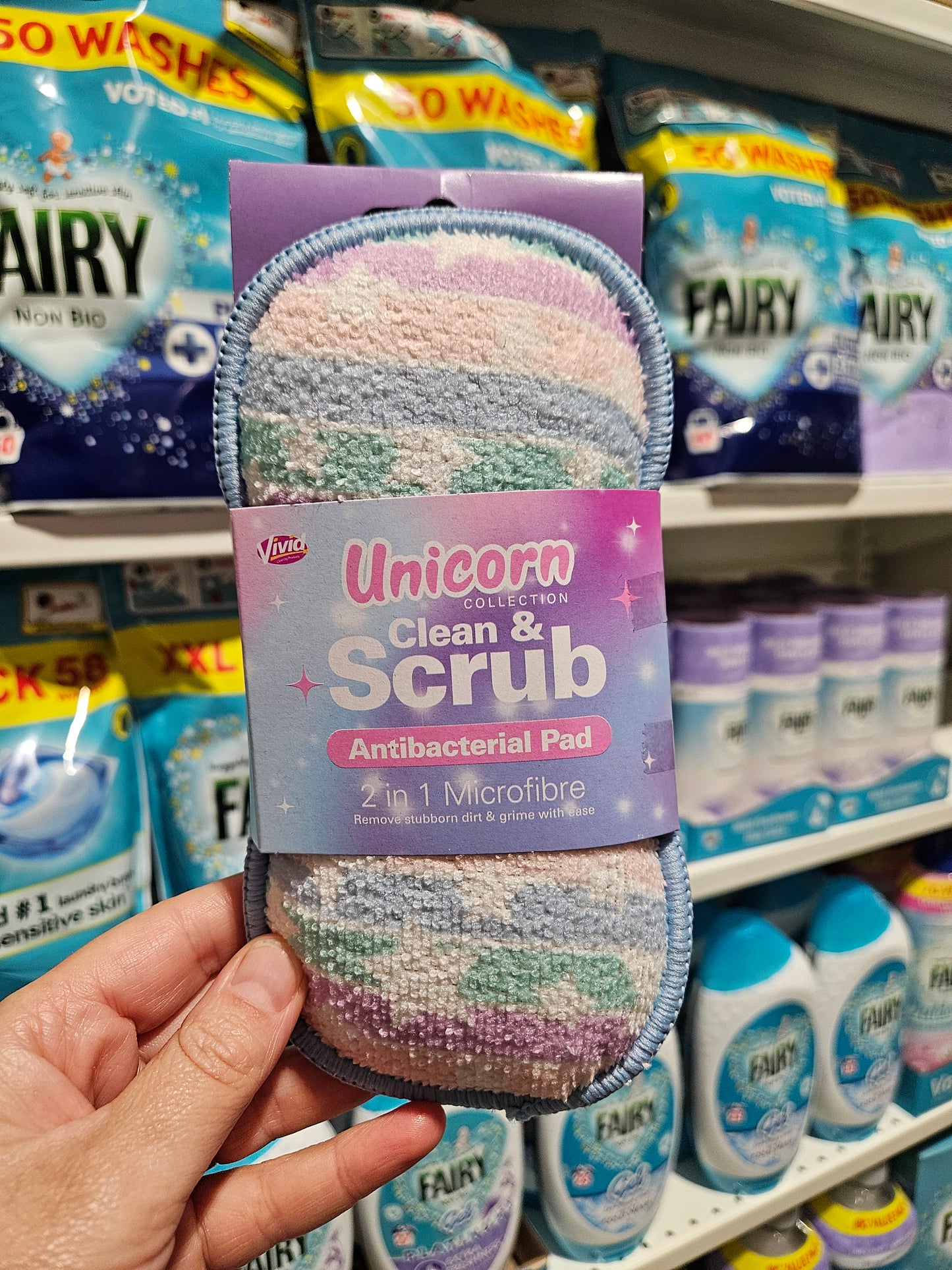 Vivid Unicorn Scrub Pad 1pk
