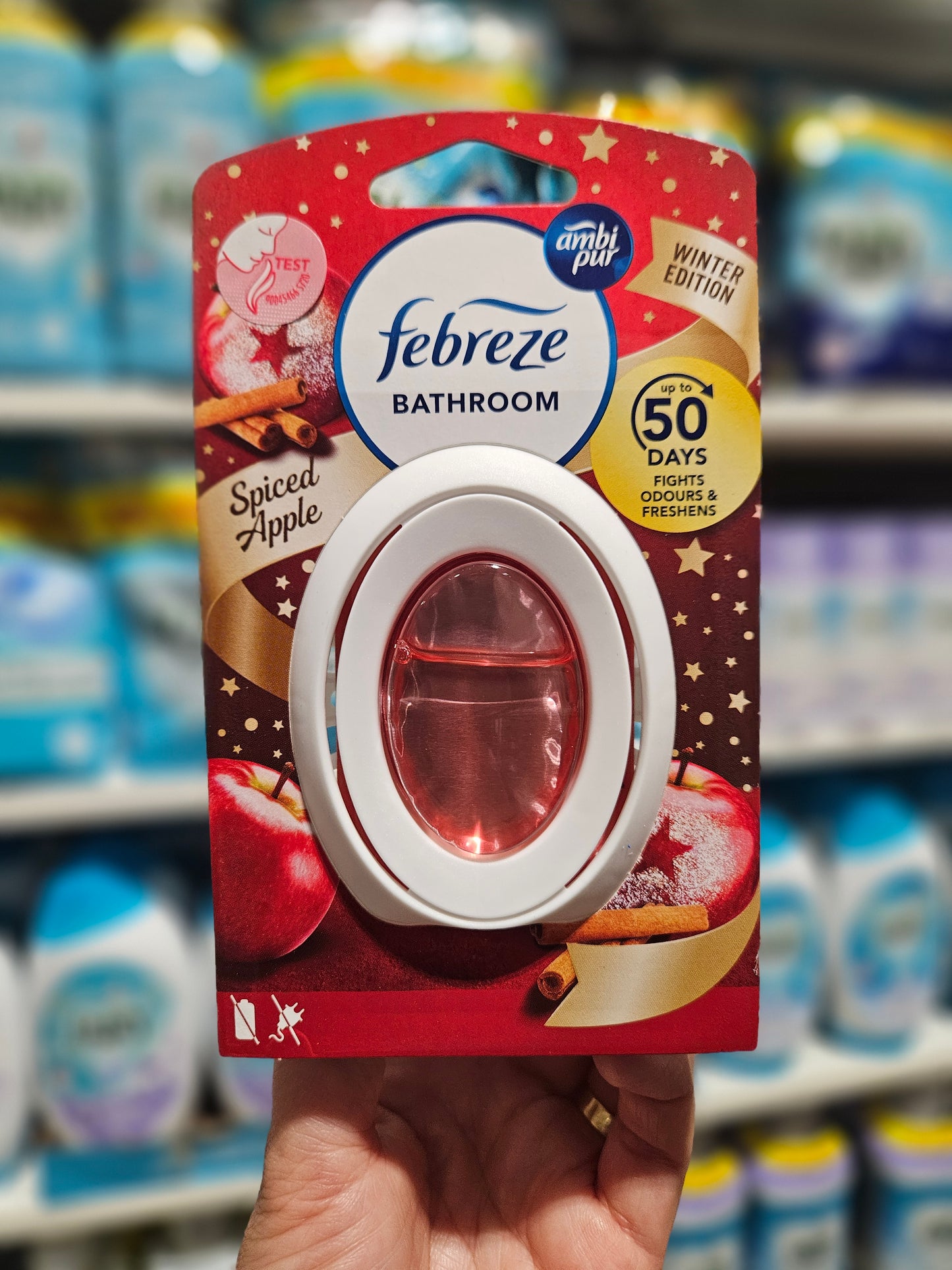 Febreze Bathroom Air Freshener Spiced Apple 7,5ml