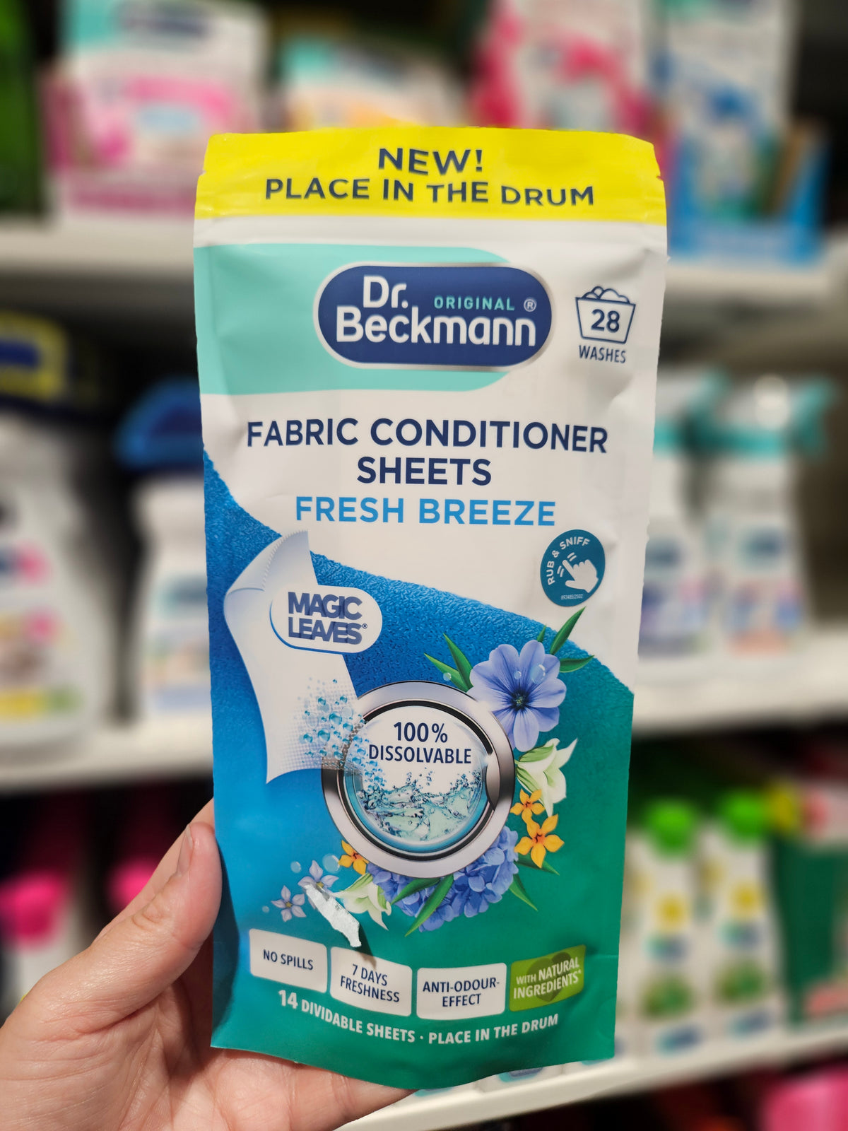 Dr. Beckmann Fabric Conditioner Fresh Breeze 28 Sheets
