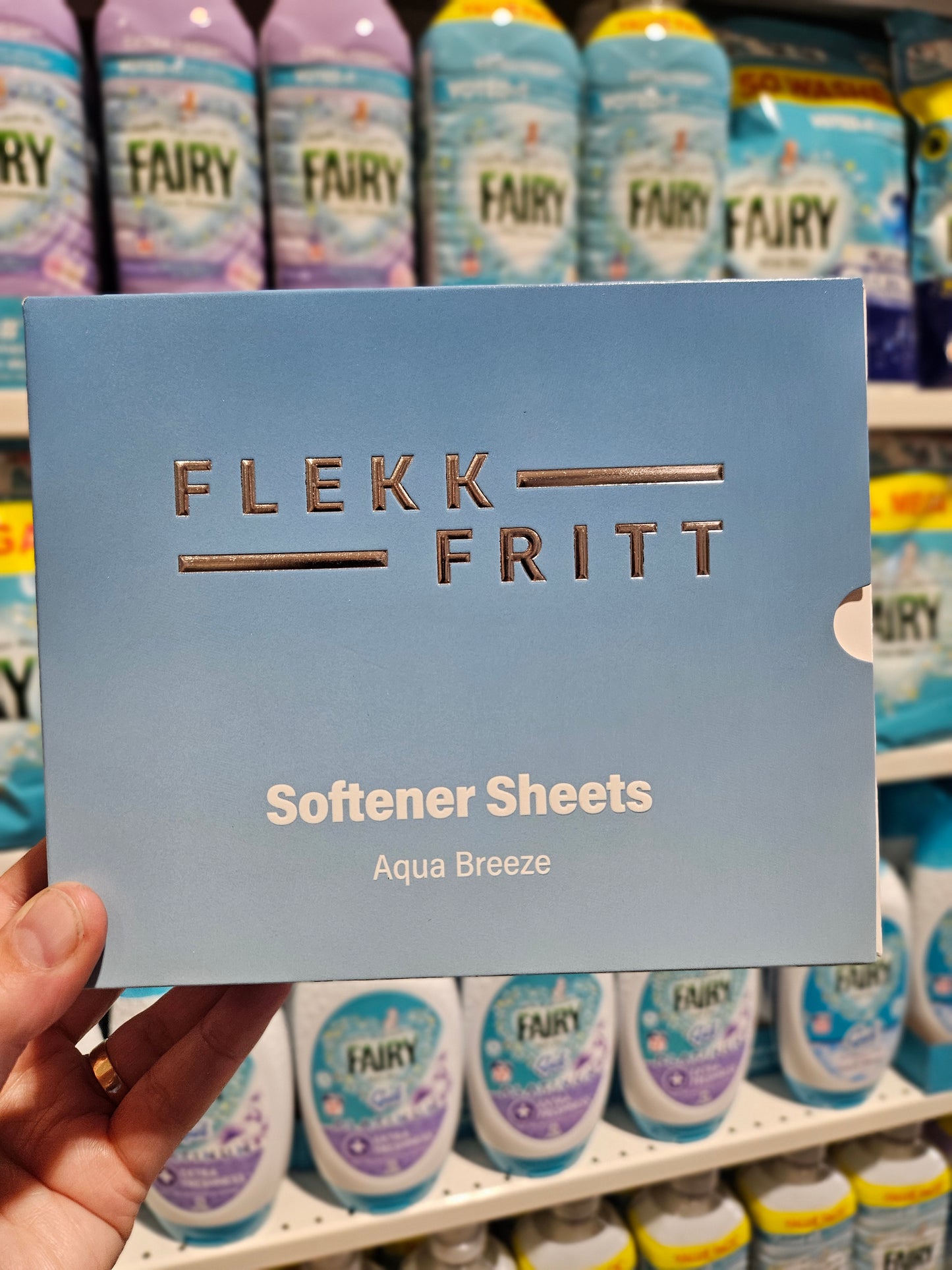 Flekkfritt Tøymyknerark - Aqua Breeze 50 stk - opptil 100 vask