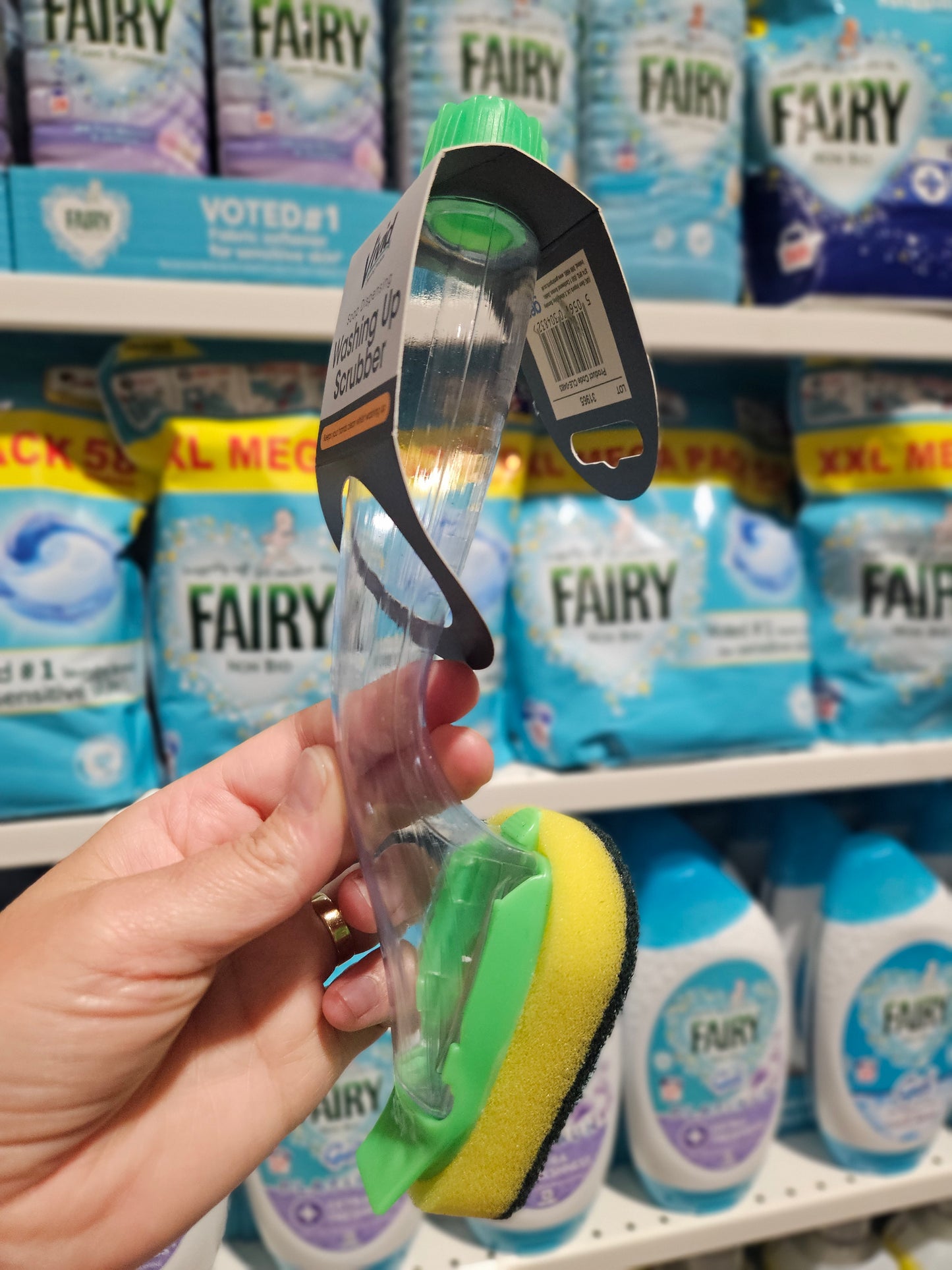 Vivid Soap Dispensing Washing Up Scrubber