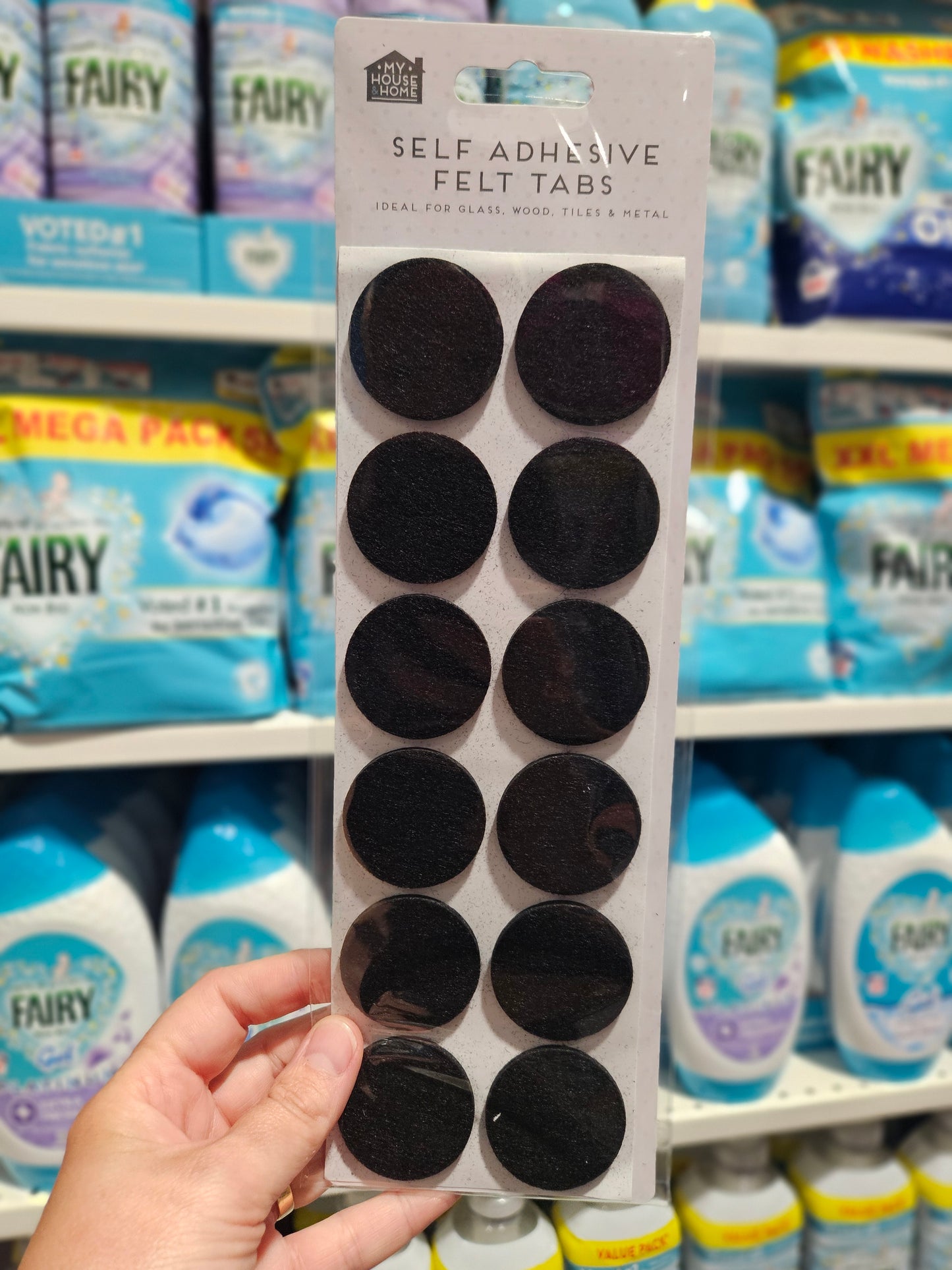 My House & Home Self Adhesive Felt Tabs Div.Typer