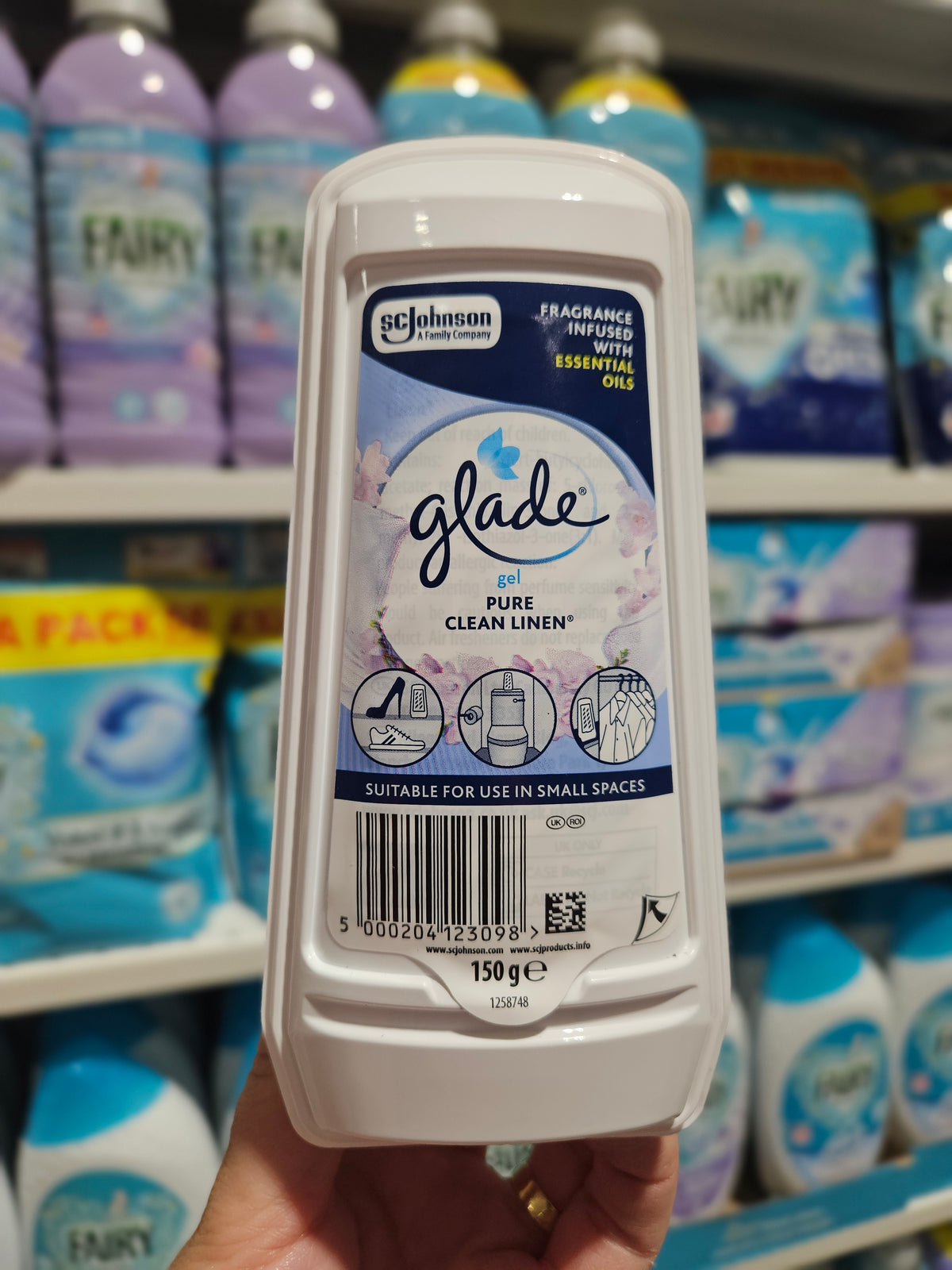 Glade Gel Air Freshener Pure Clean Linen 150g