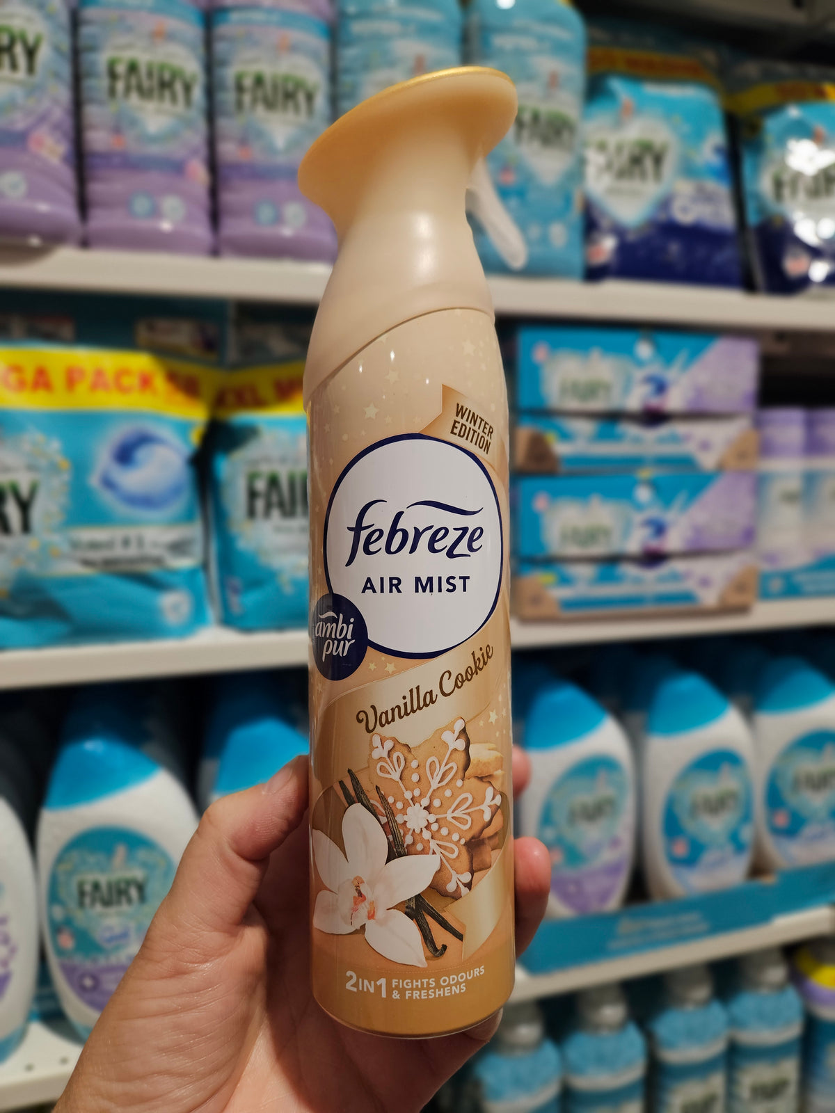 Febreze Air Mist Vanilla Cookie 185ml