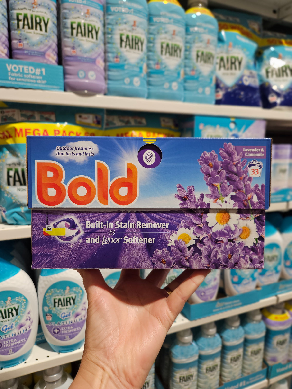 Bold 2in1 Laundry Pods Lavender & Camomile 33w