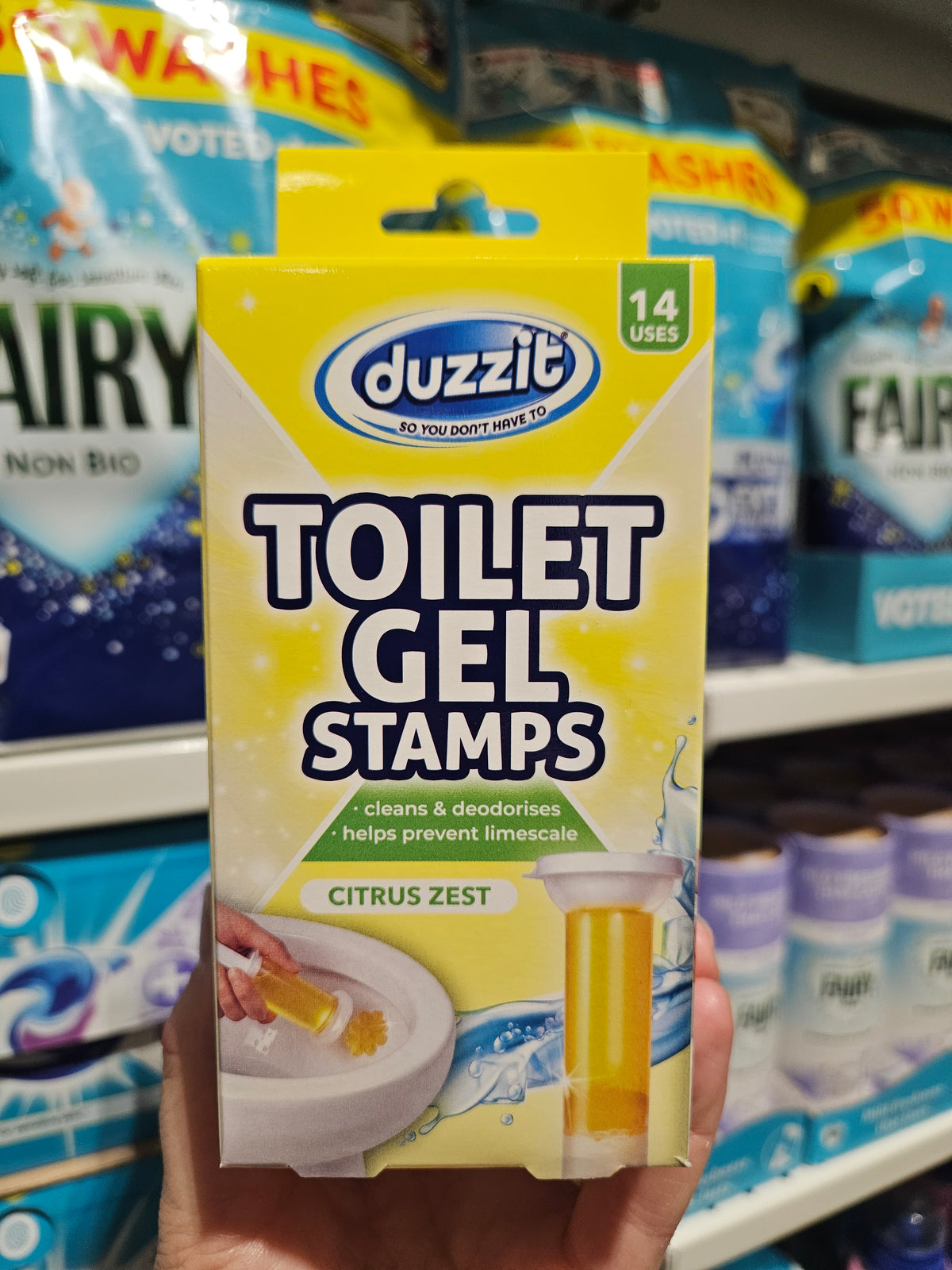 Duzzit Toilet Gel Stamps Citrus Zest