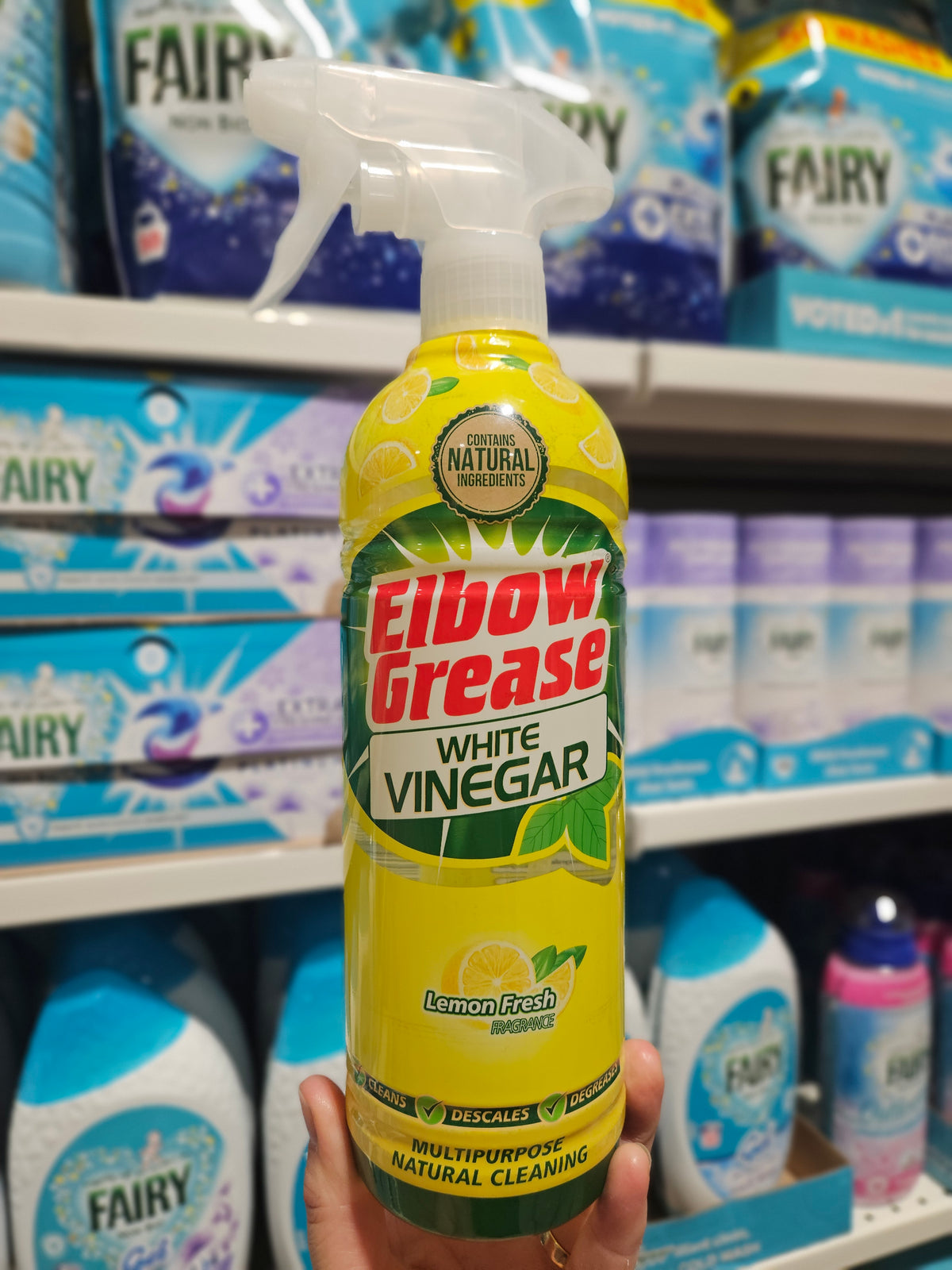 Elbow Grease White Vinegar Lemon Fresh 750ml