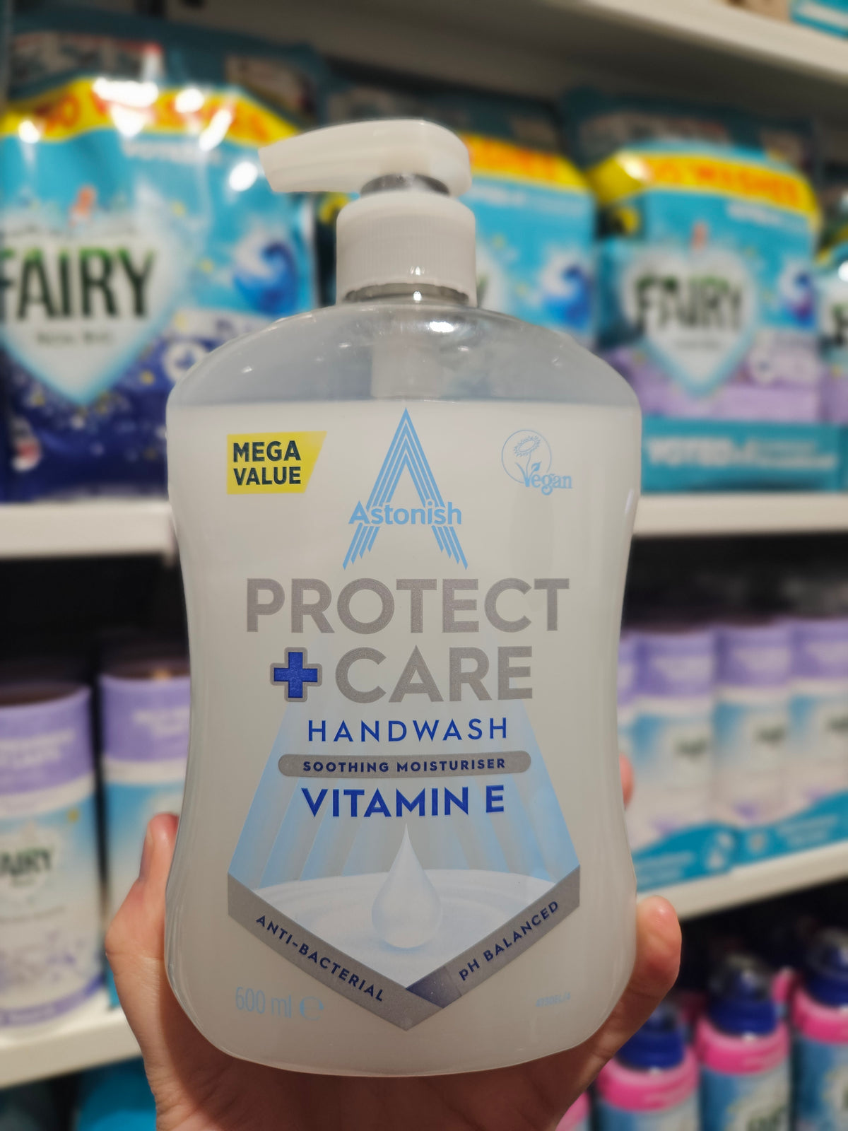 Astonish Protect + Care Hand Wash Vitamin E 600ml