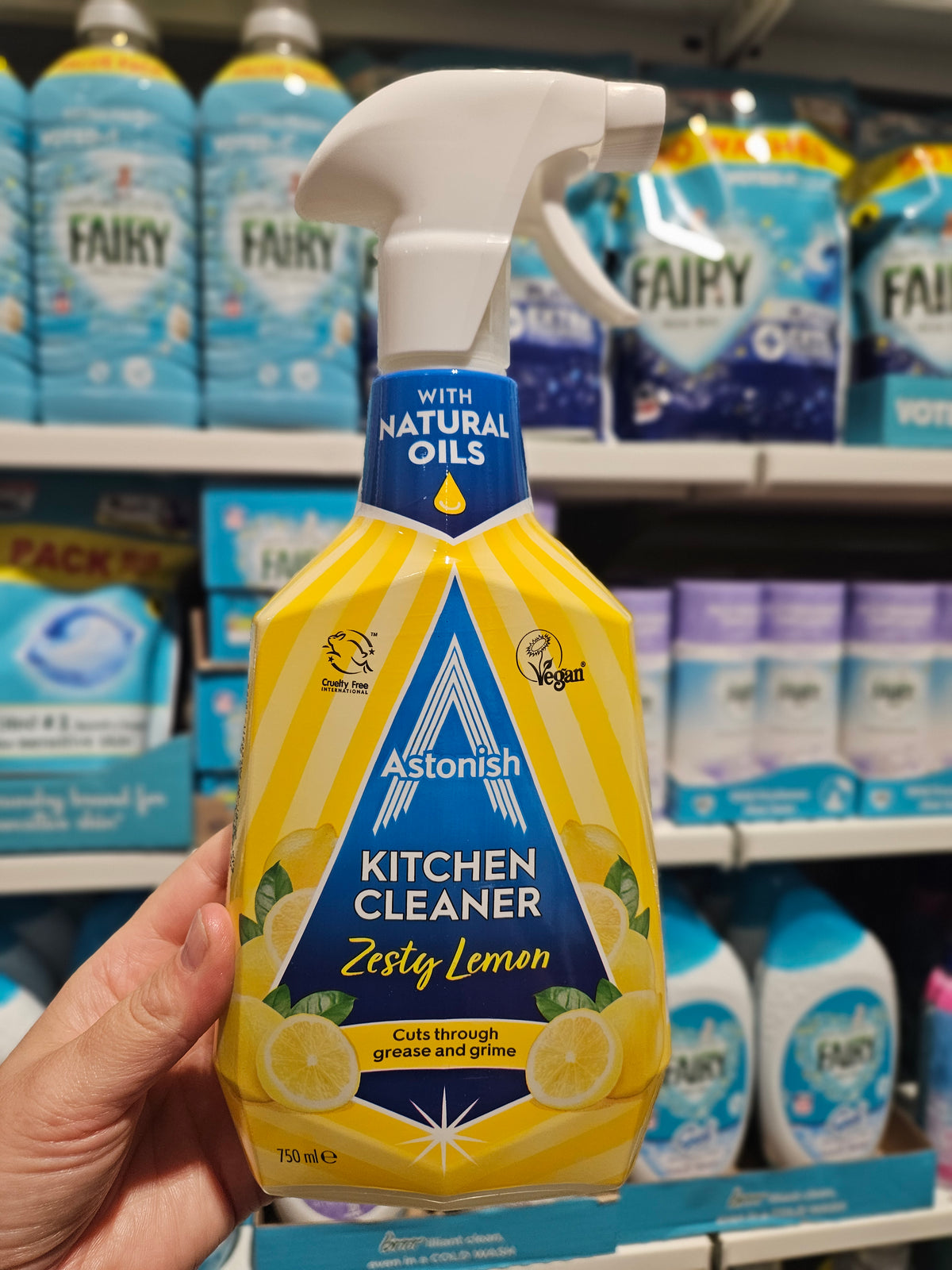 Astonish Kitchen Cleaner Spray Zesty Lemon 750ml