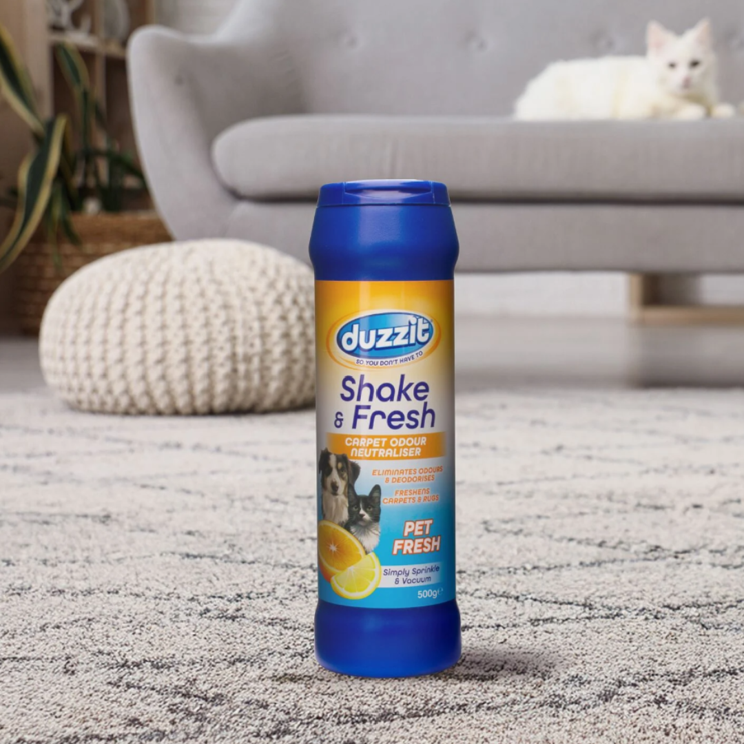 Duzzit Pet Fresh Shake & Fresh Carpet Odour Neutraliser 500g