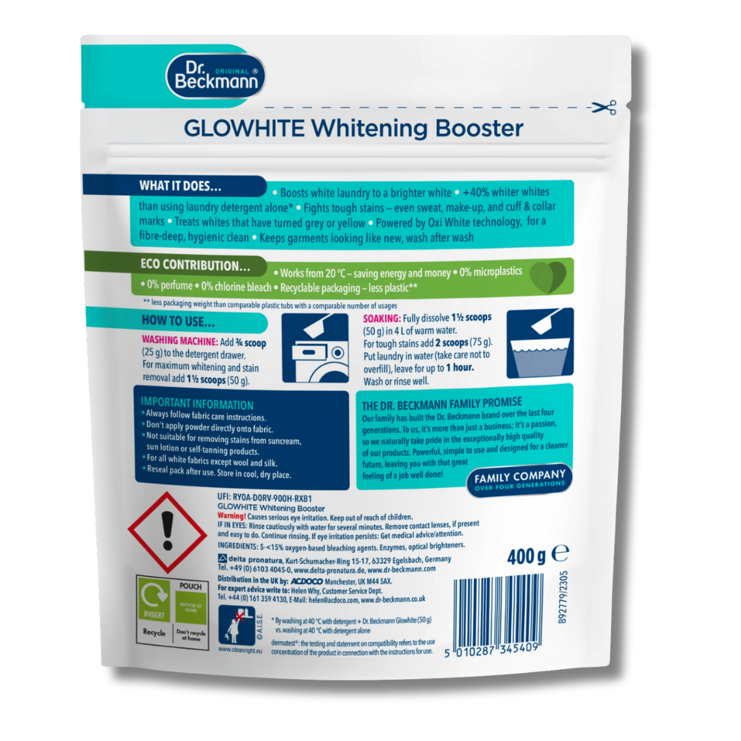 Dr. Beckmann Glowhite Whitening Booster 400g