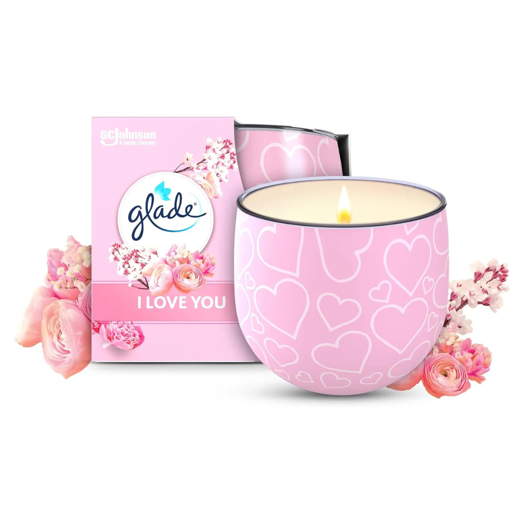 Glade Fragranced Candle I Love You 108g
