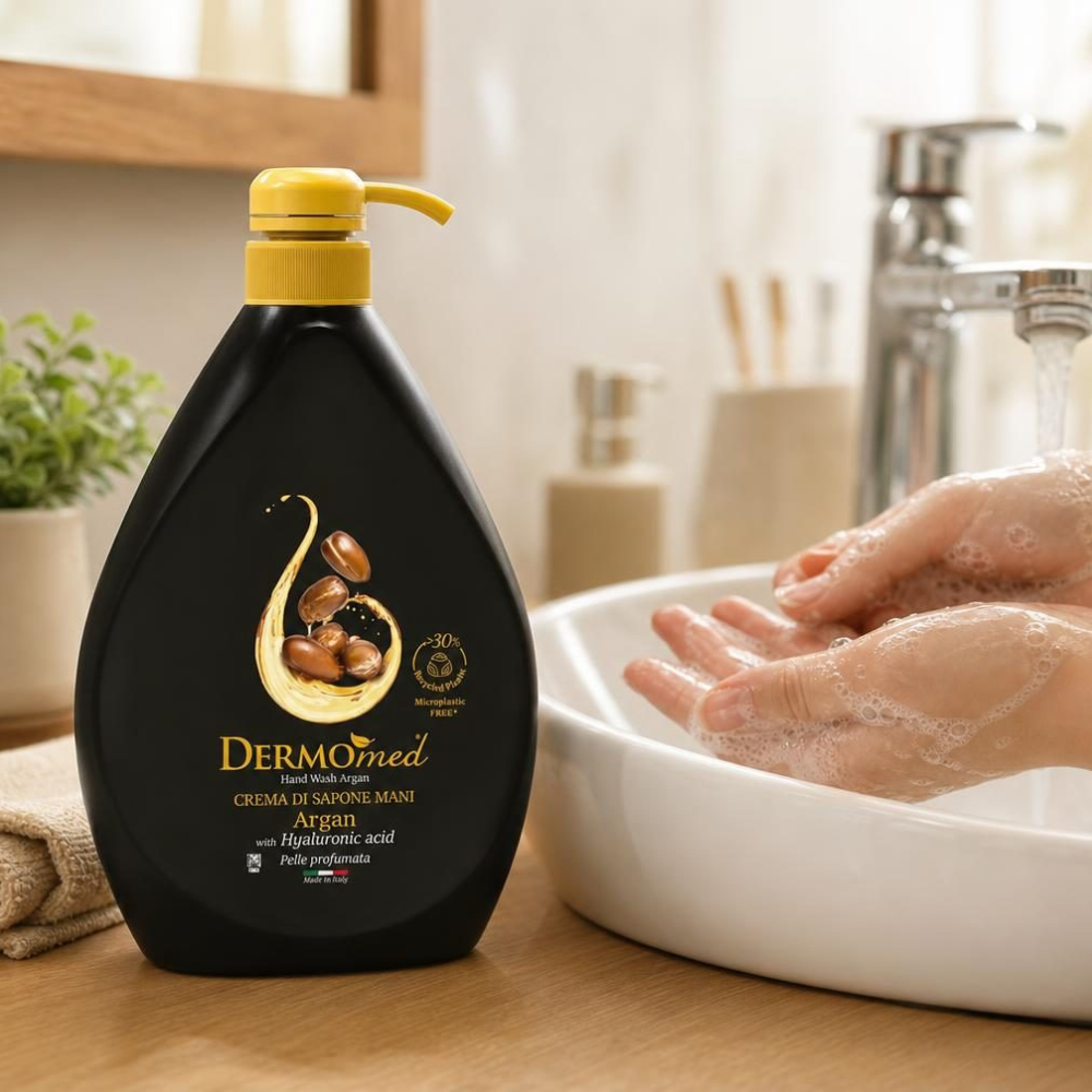 Dermomed Argan Flytende Kremsåpe med Hyaluronsyre 1000ml