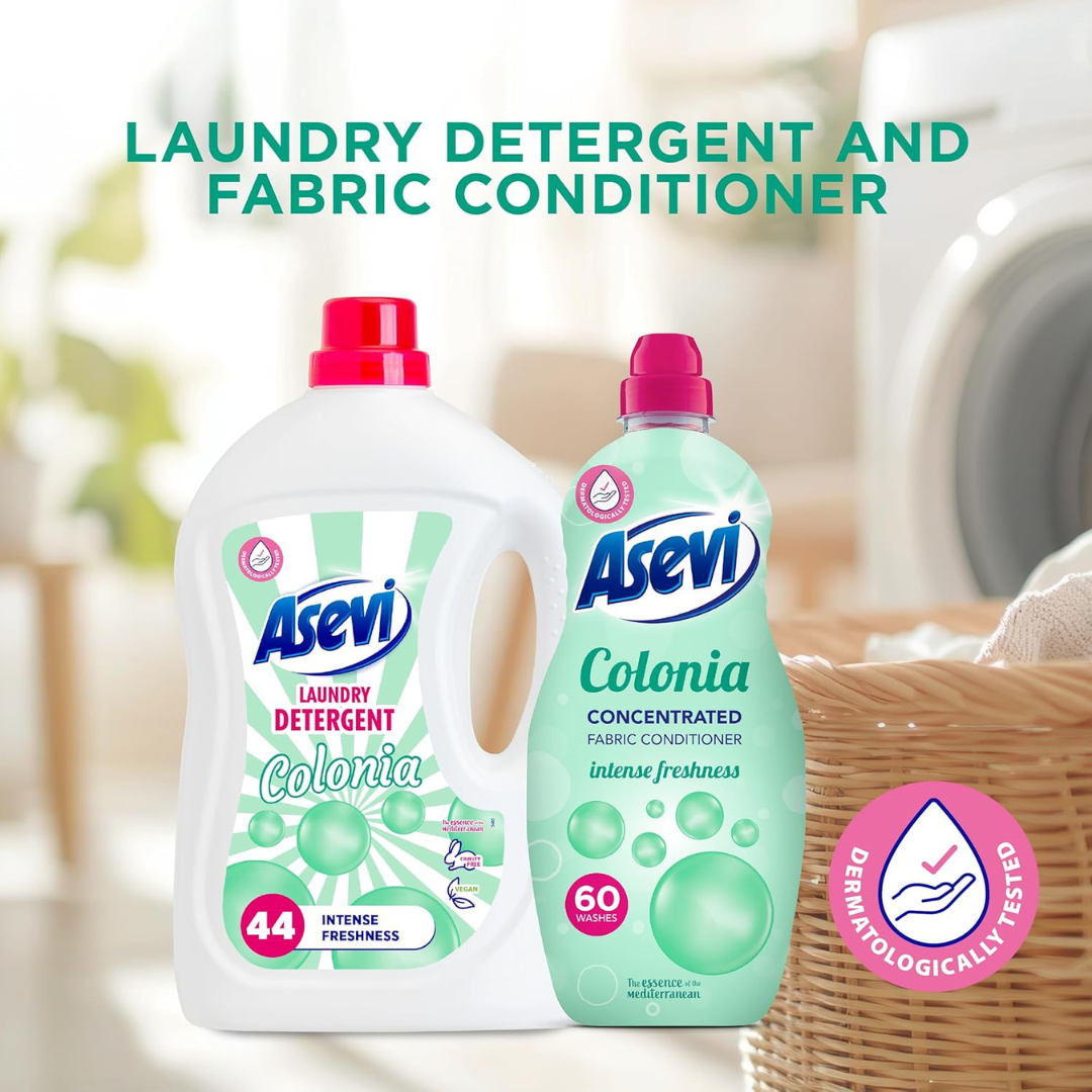 Asevi Laundry Detergent Colonia 44w 2376ml