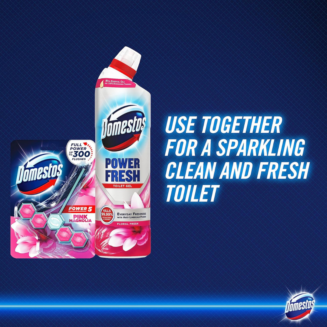 Domestos Power Fresh Toilet Gel Floral Fresh 750ml