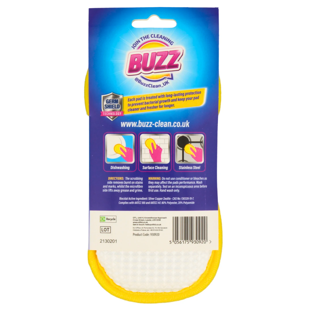 Buzz - The Cleaning Pad Yellow 1pk