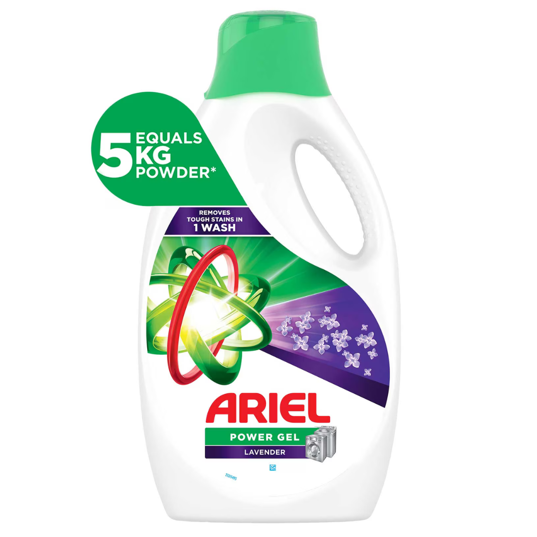 Ariel Liquid Detergent Power Gel Lavender 71w 2.35L